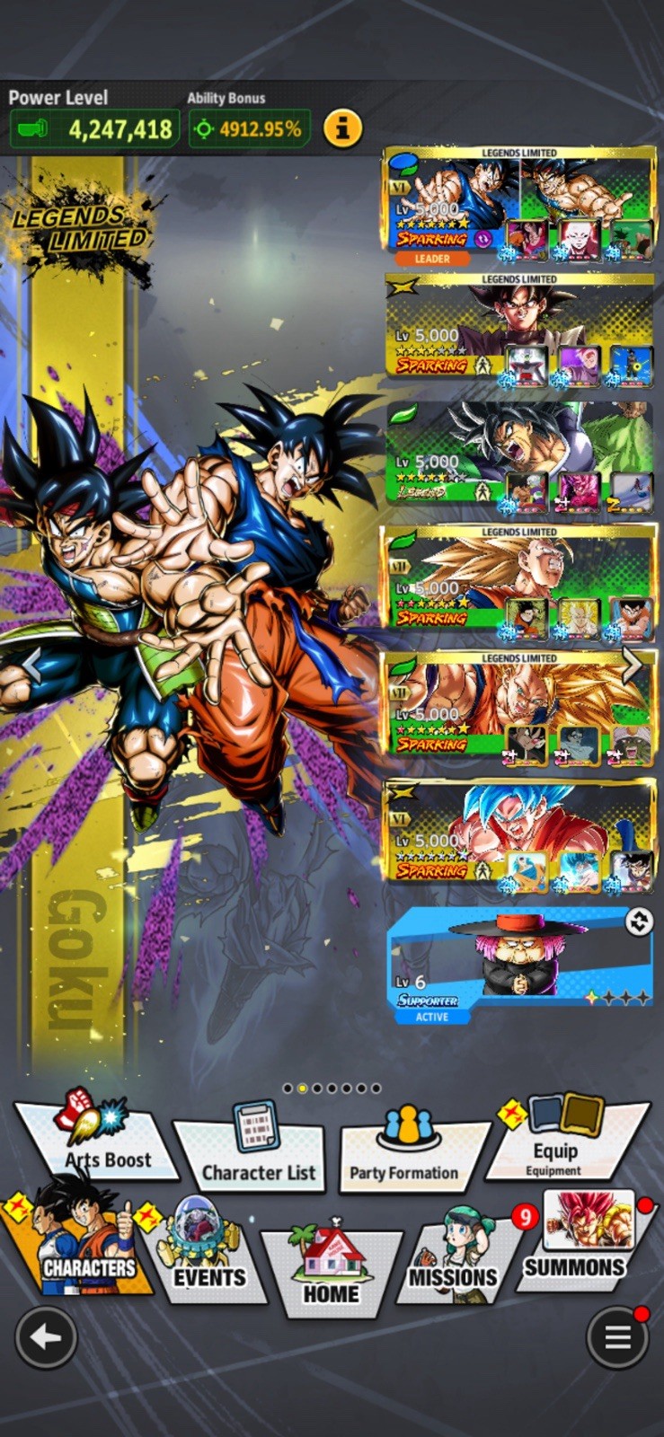 Dragon Ball Legends Endgame Account || New LR Units || Meta PVP Teams ||