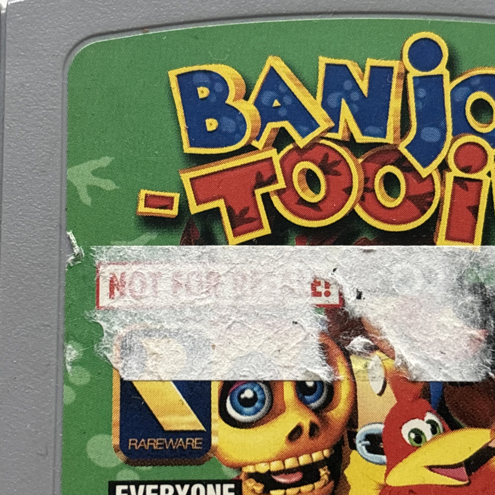 Banjo Tooie Not For Resale NFR Nintendo 64 N64 Authentic Store Kiosk Demo Refurb
