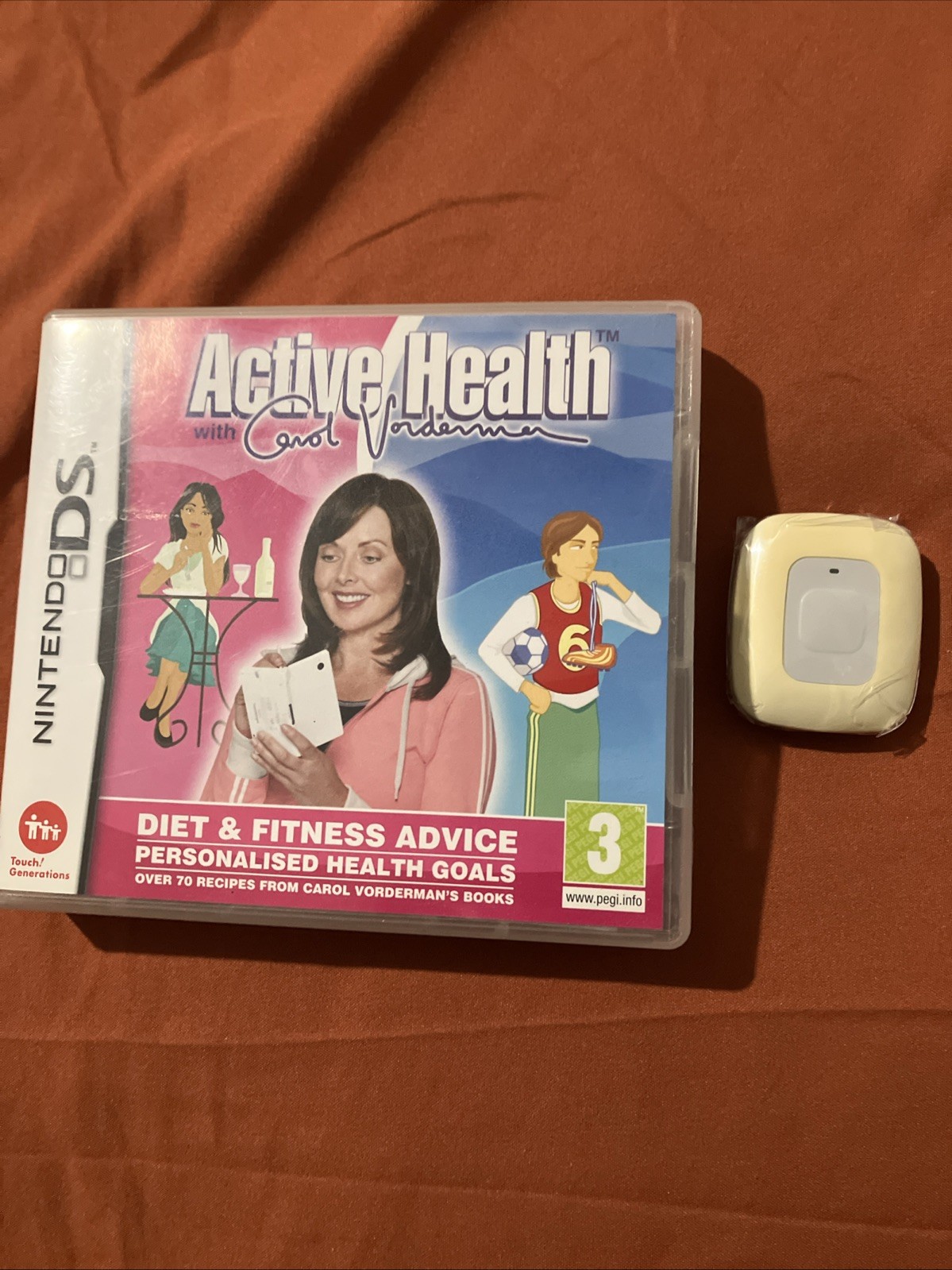 Active Health (Nintendo DS, 2009) PAL w/ Activity Meter