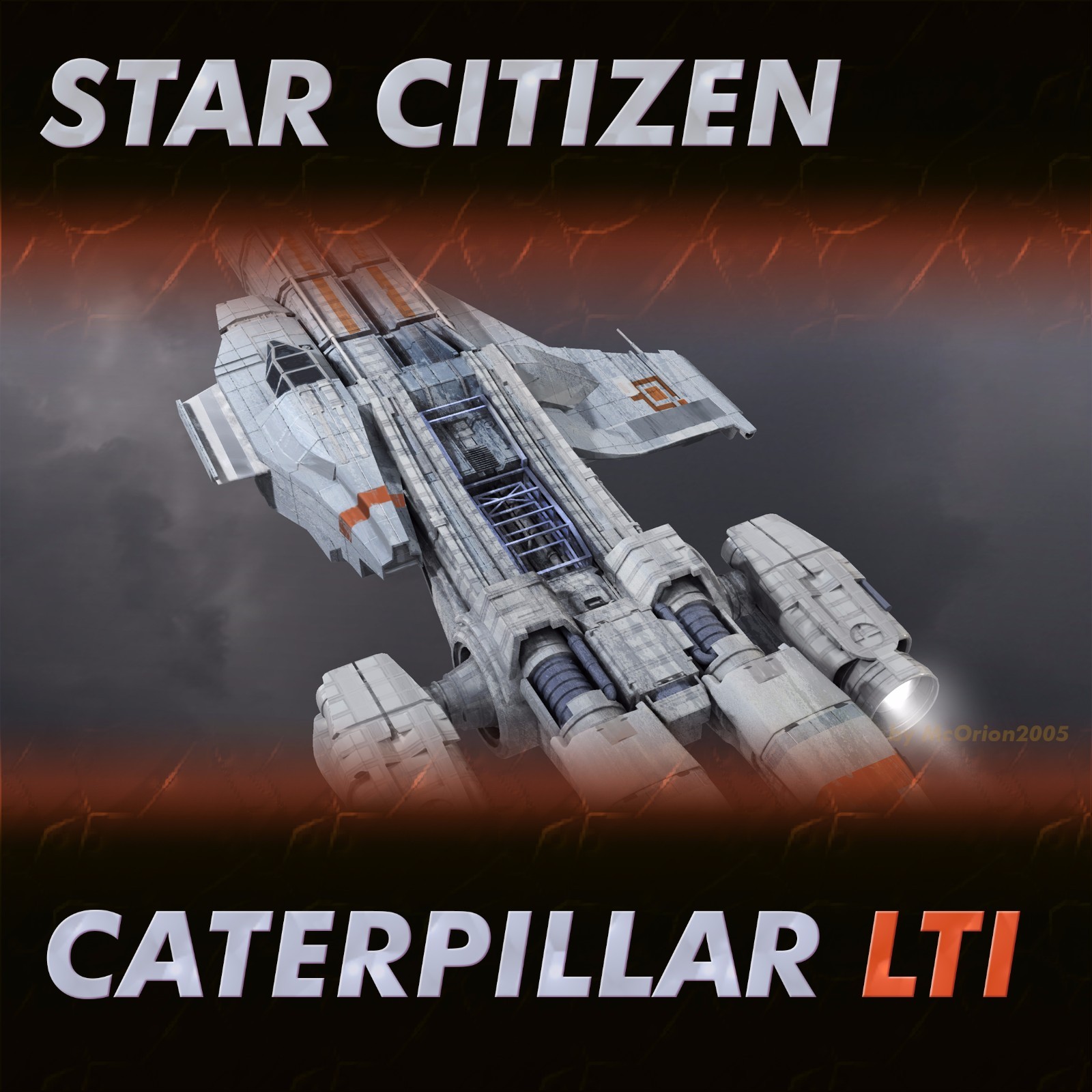 Star Citizen – Drake Caterpillar – LTI Lifetime Insurance – Original Concept