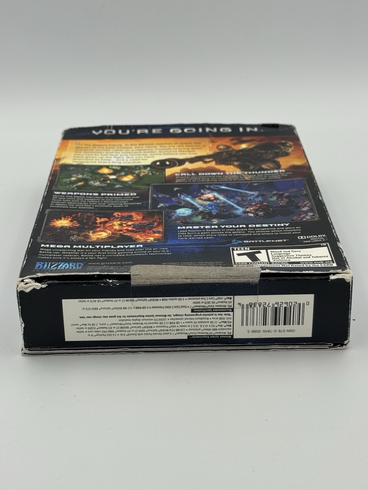 StarCraft II Wings of Liberty Big Box PC Complete w Inserts