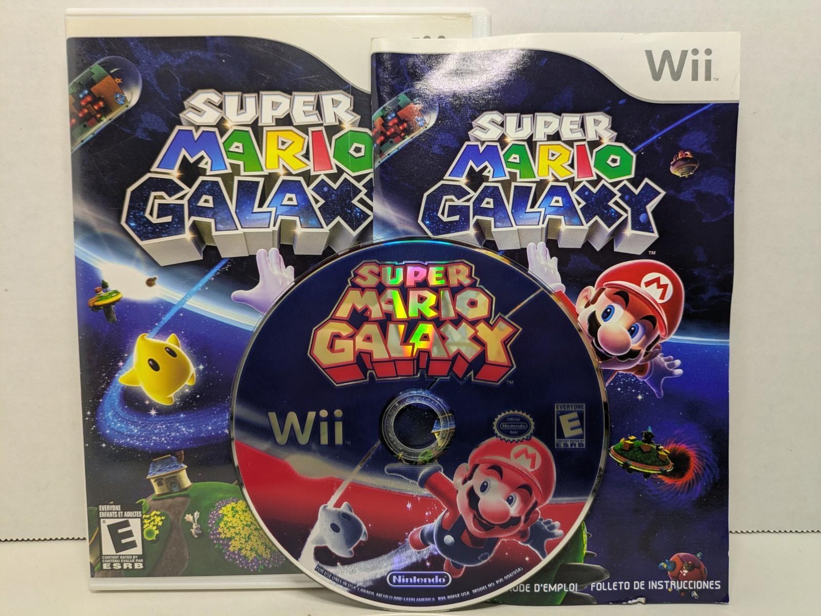 Super Mario Galaxy (Nintendo Wii, 2007) CIB Complete Tested Working