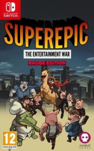 Brand New SuperEpic: The Entertainment War Badge Edition (Nintendo Switch) –