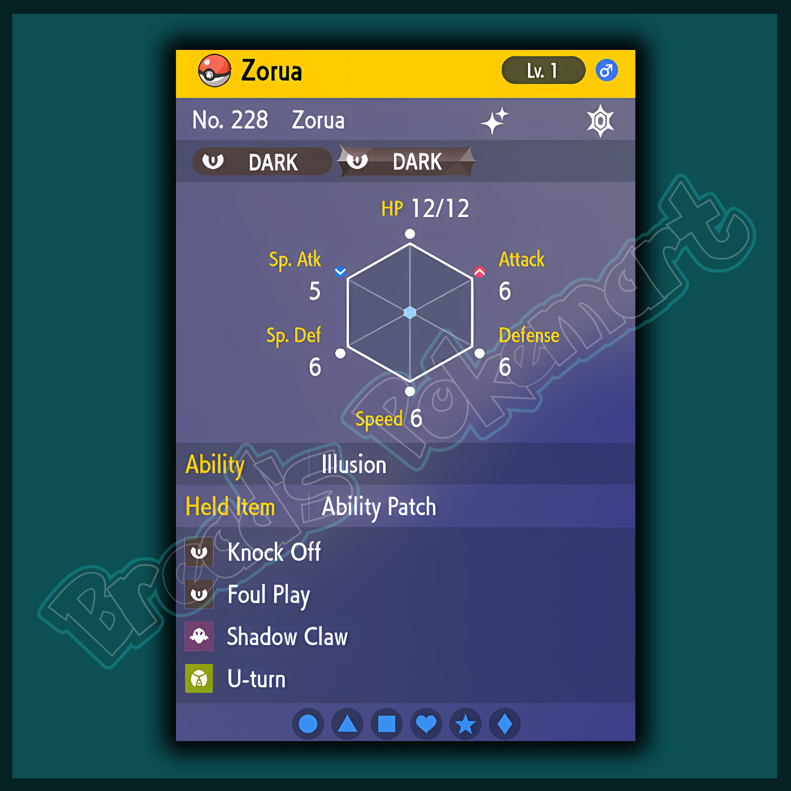 UNOVA ZORUA 🌟 SHINY 6IV & EGGs w/ Custom OT 🌟 Pokemon Scarlet and Violet