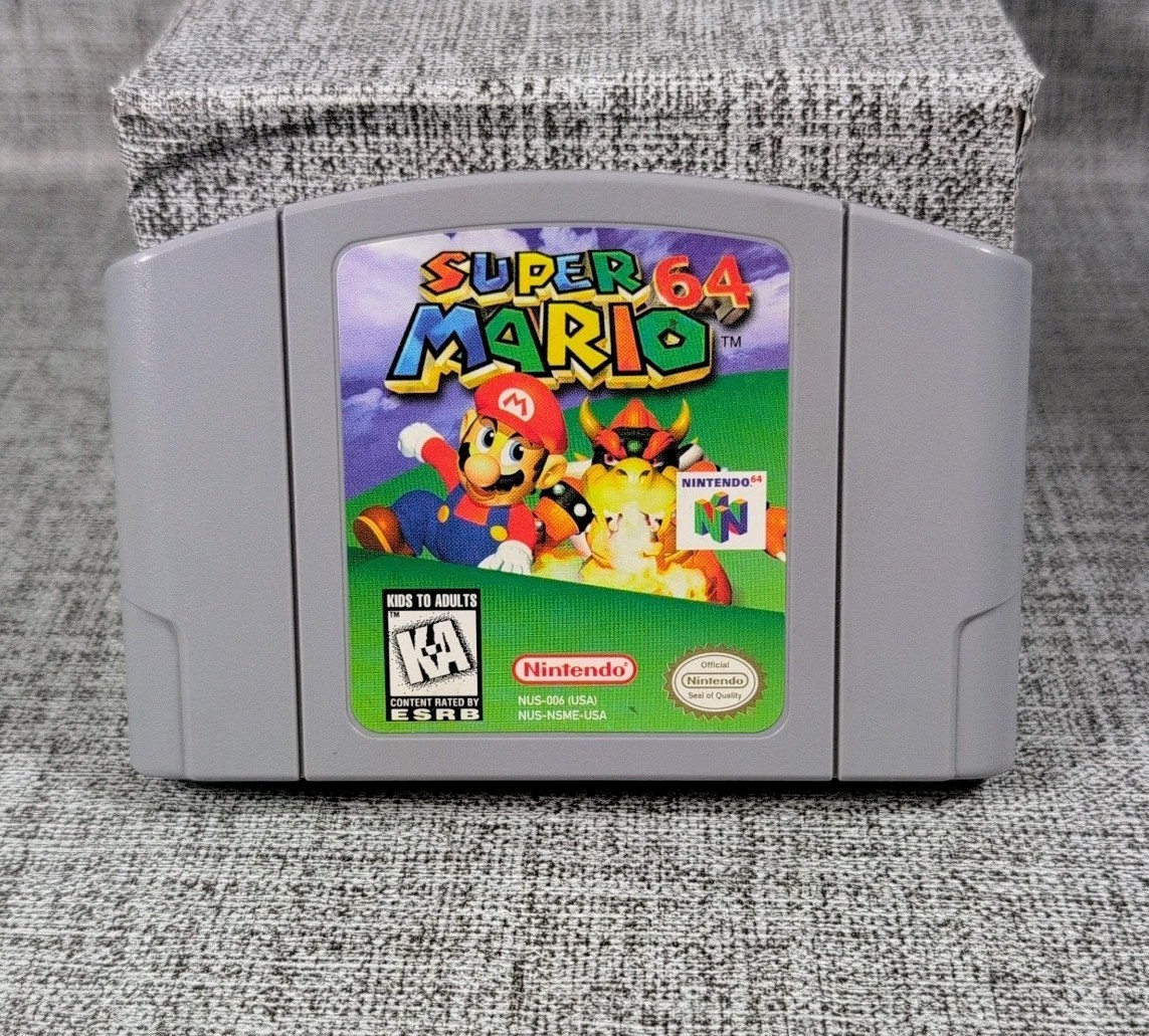 Super Mario 64 (Nintendo 64, 1999) Authentic Tested Working N64