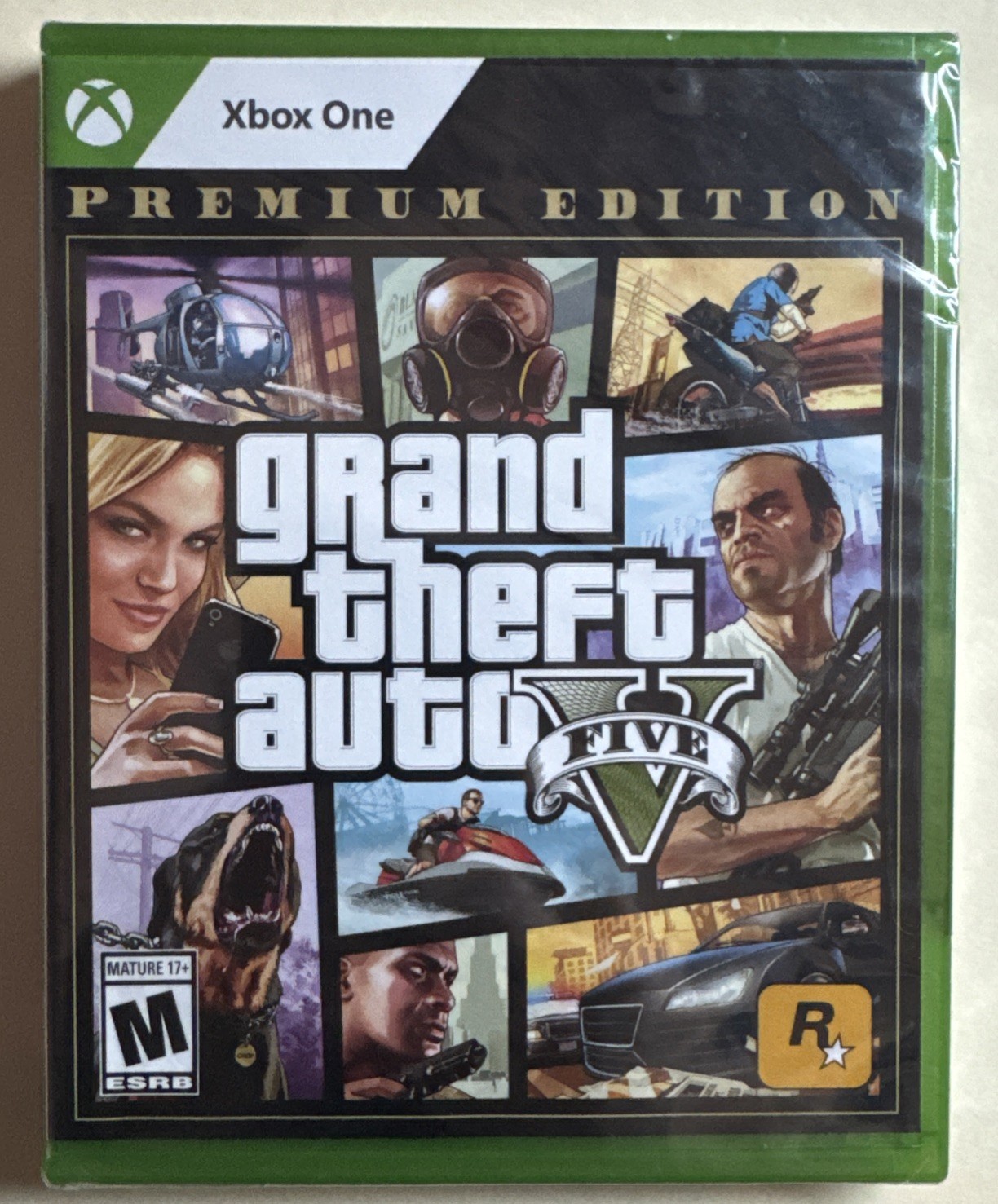 Grand Theft Auto V Premium Edition – New/Sealed -Microsoft Xbox One