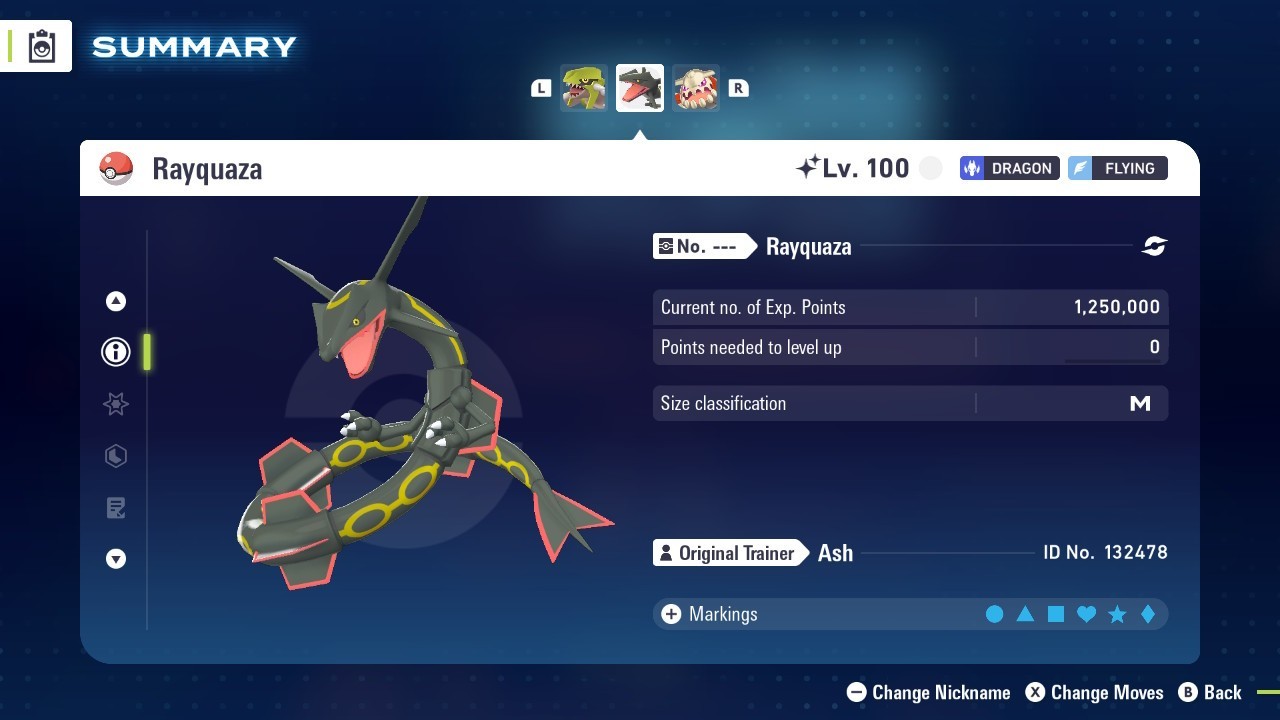 Pokemon Legends ZA ✨ 6IV Shiny Legendary Rayquaza✨Fast 🚀Masterball Held