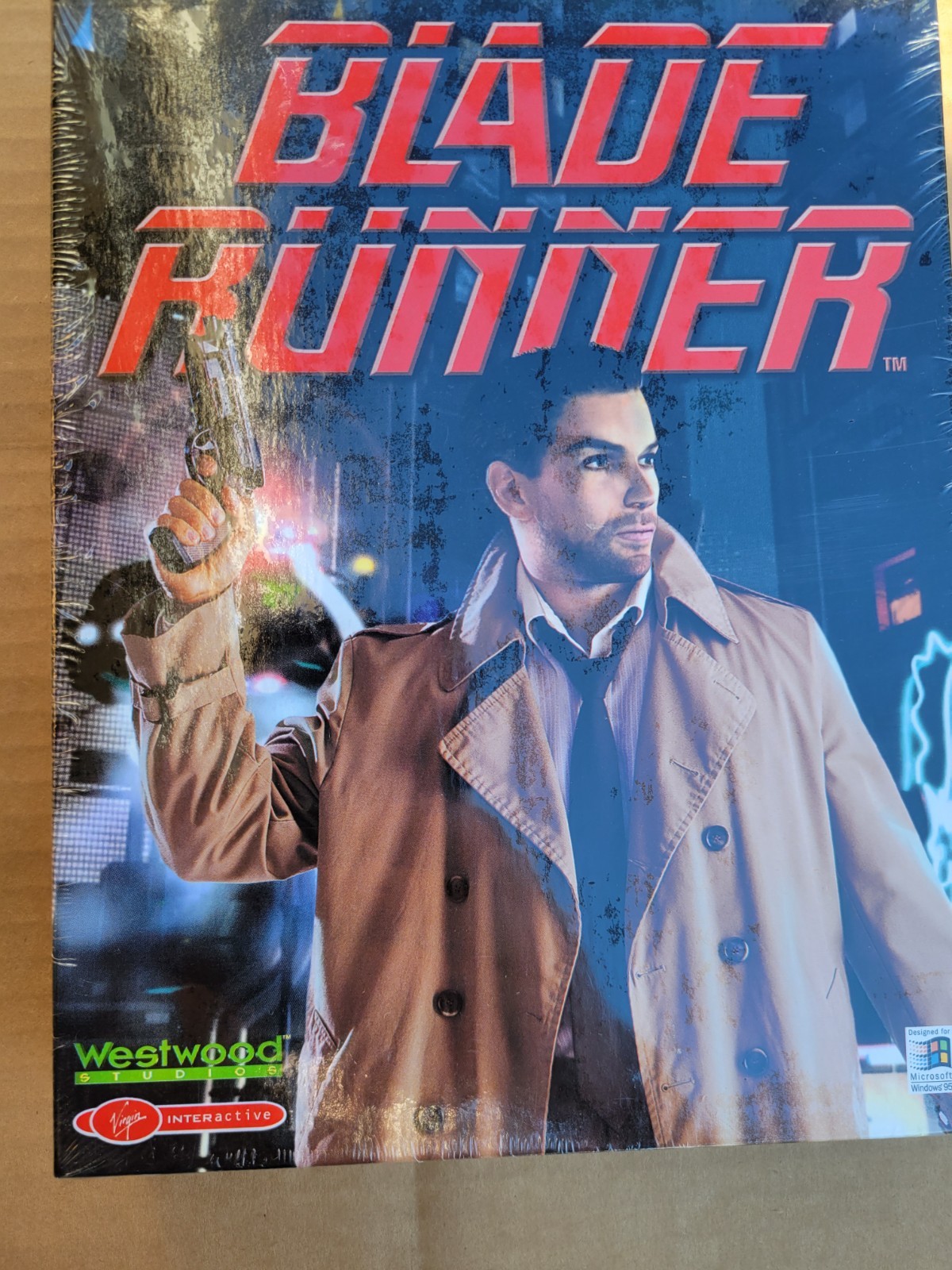 SEALED MINT Blade Runner PC BIG BOX New Windows 95 Westwood CD Rom