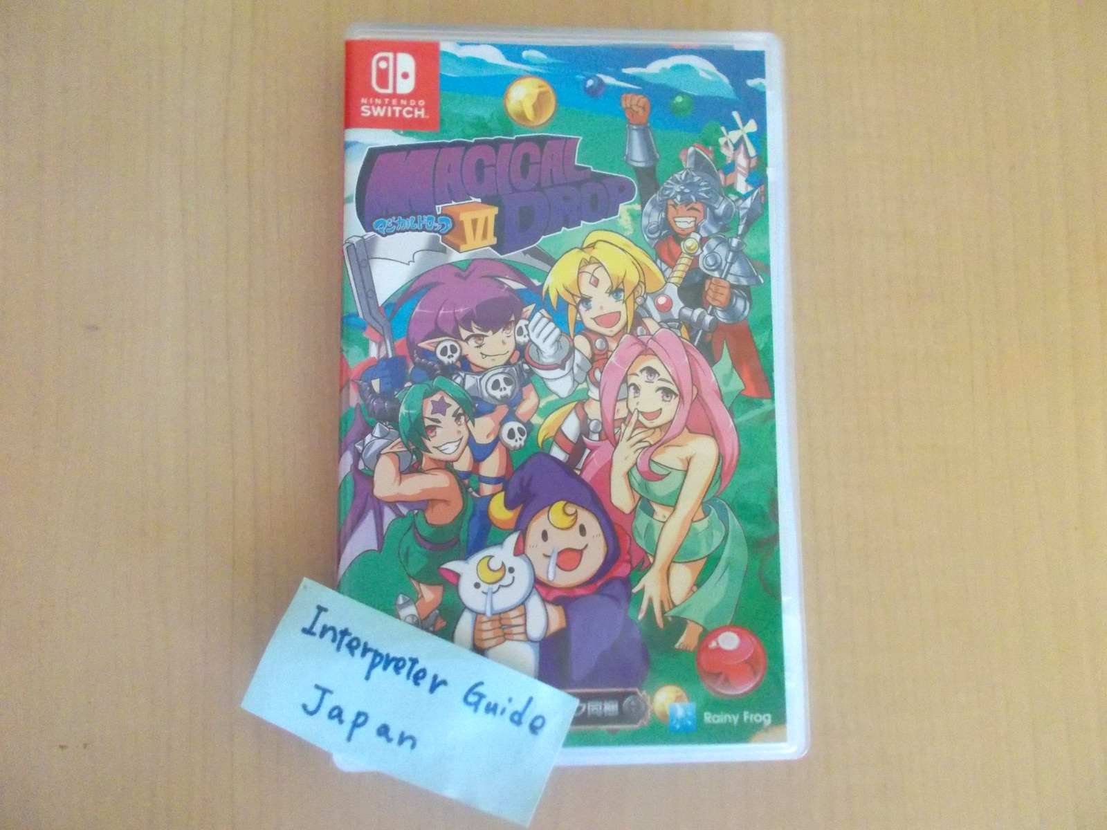 Magical Drop VI Nintendo Switch Rainy Frog Puzzle Action Used W/Case