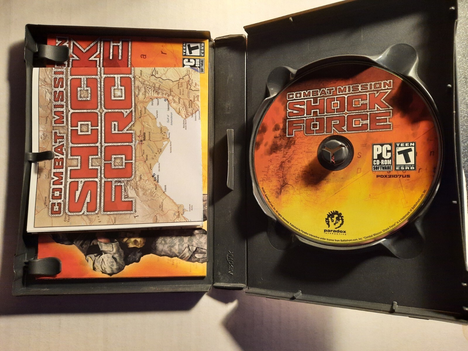 Combat Mission Shock Force PC CDROM 2007 Video Game Complete Paradox Interactive