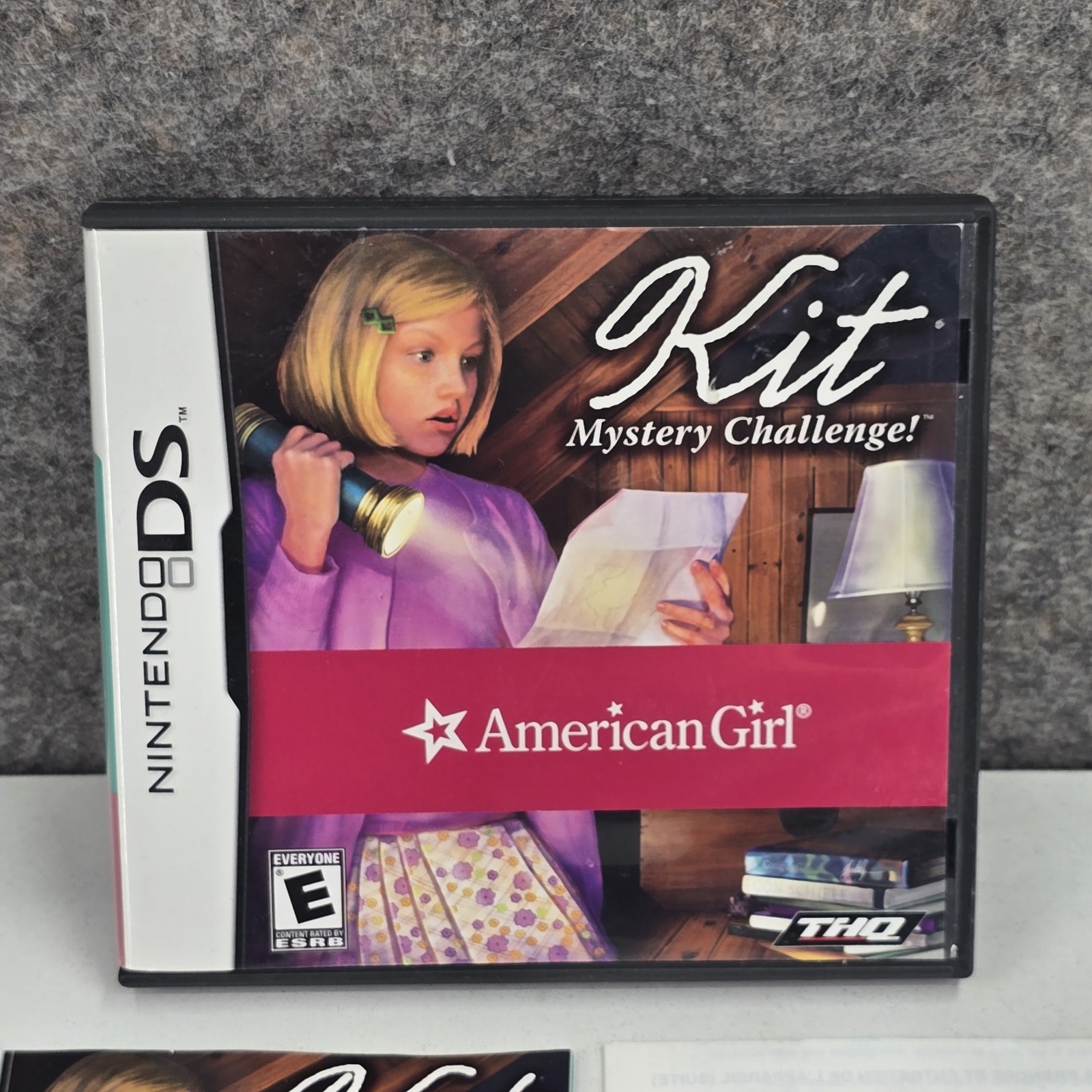 American Girl Kit Mystery Challenge! Nintendo DS (DS, 2006) CIB Complete THQ