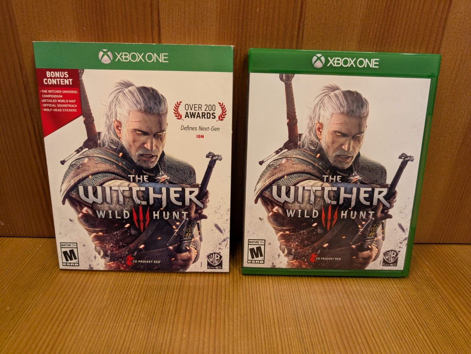 The Witcher 3 Wild Hunt Microsoft Xbox One w/Bonus Content Soundtrack & Map LNUC