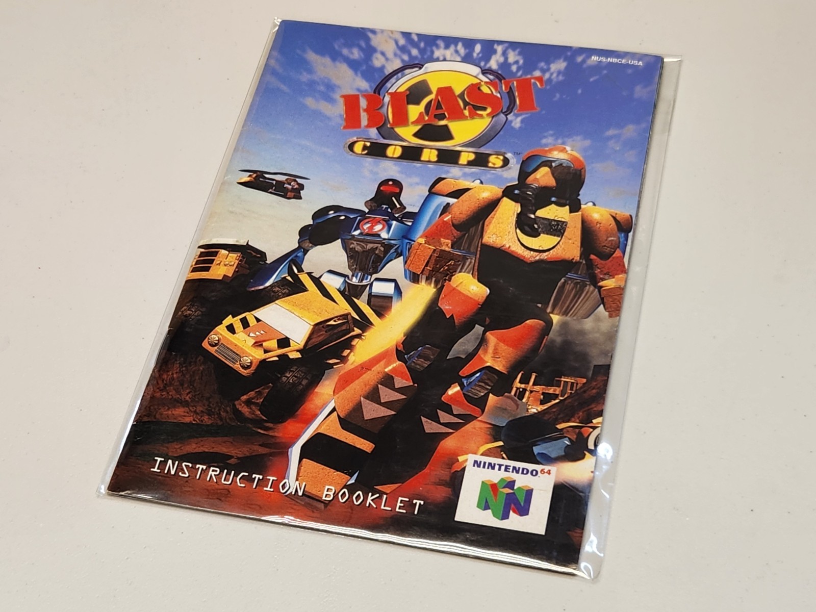 Blast Corps Nintendo N64 CIB Manual Box Authentic