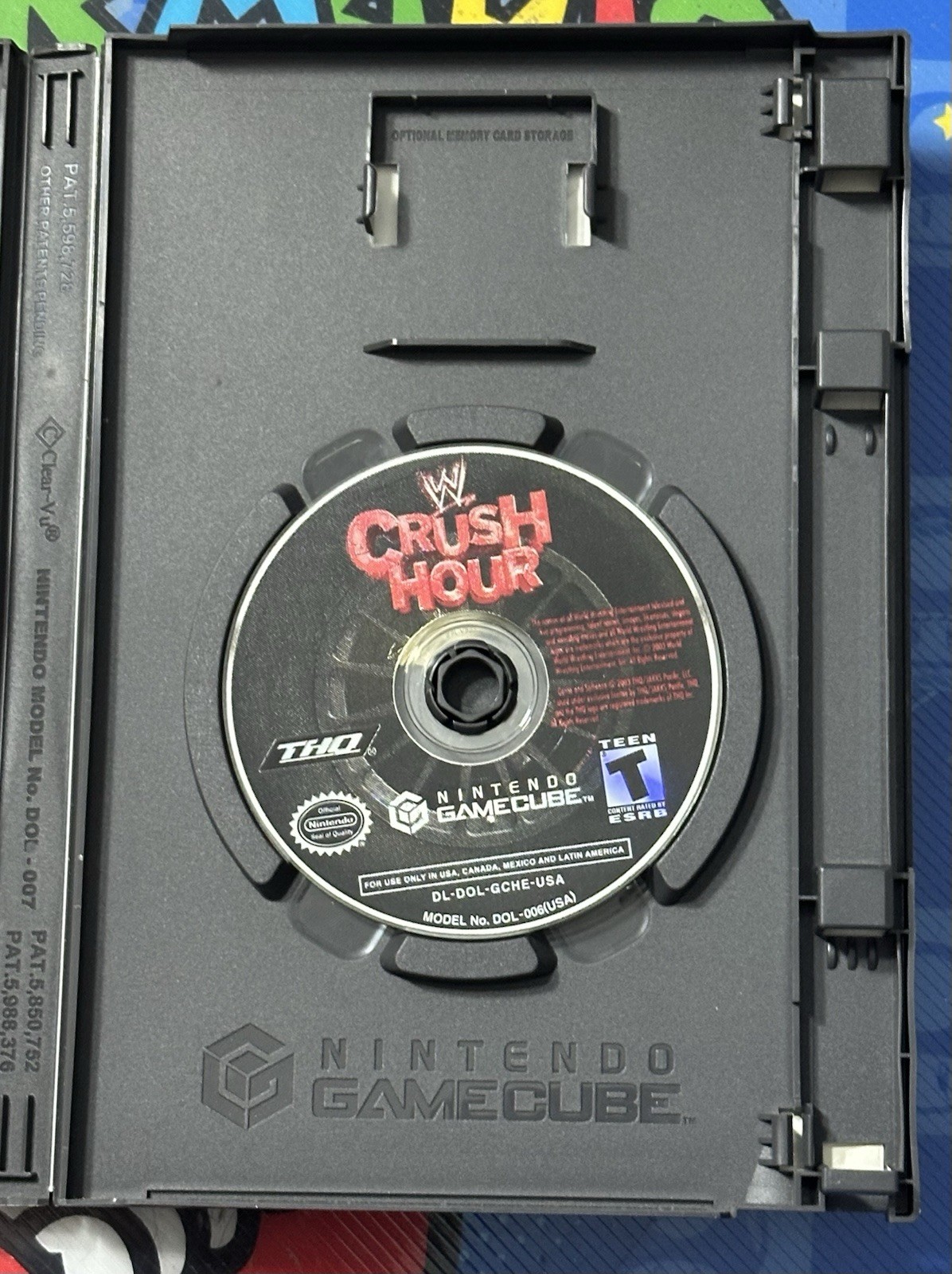 THQ WWE Crush Hour Nintendo GameCube Car Action Game North America Version