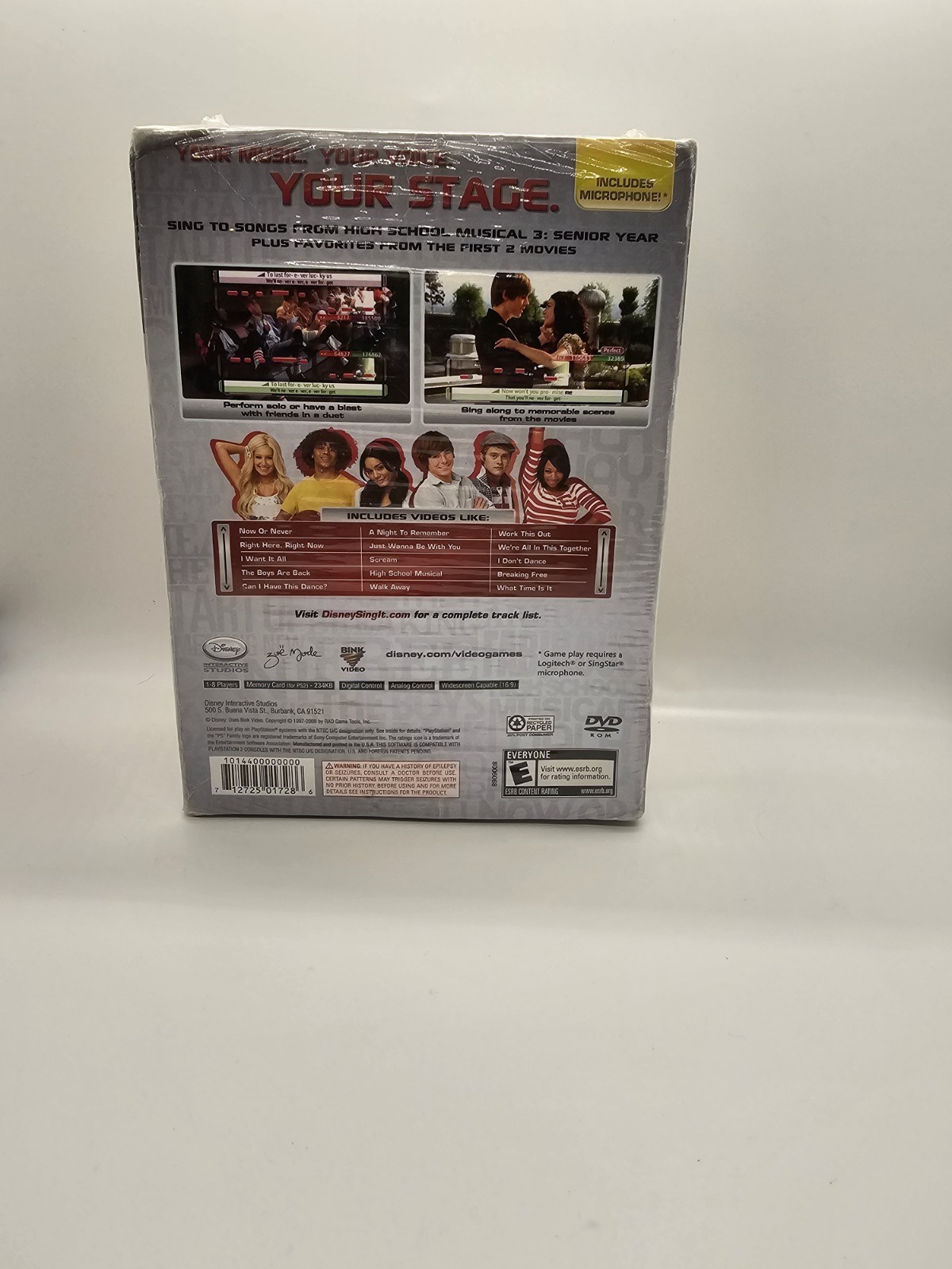High School Musical 3: Senior Year Dance Bundle (Sony PS2) New
