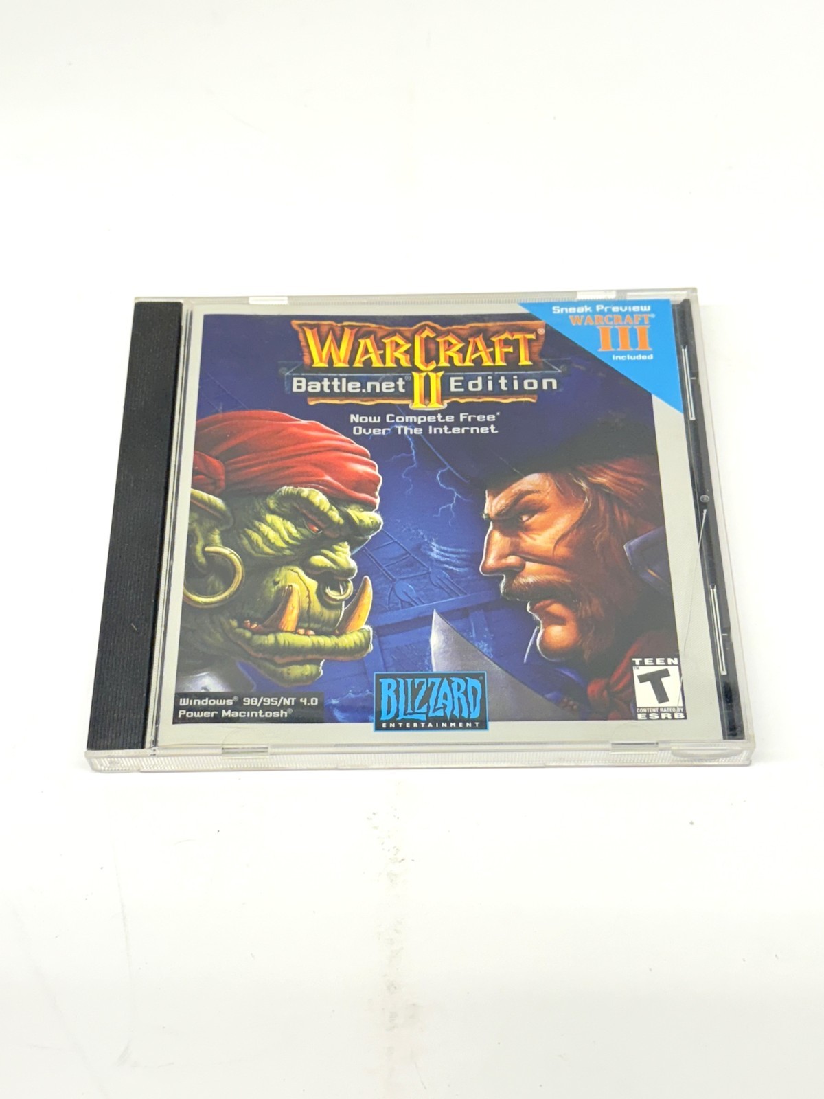 Warcraft II Battle.net Edition PC CD-ROM Blizzard 1999 Jewel Case