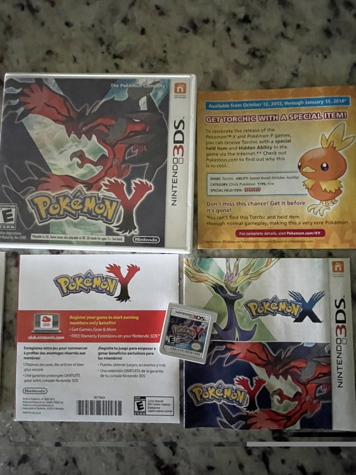 Pokémon X and Y Versions Nintendo 3DS CIB Bundle/Lot Tested Working Authentic!