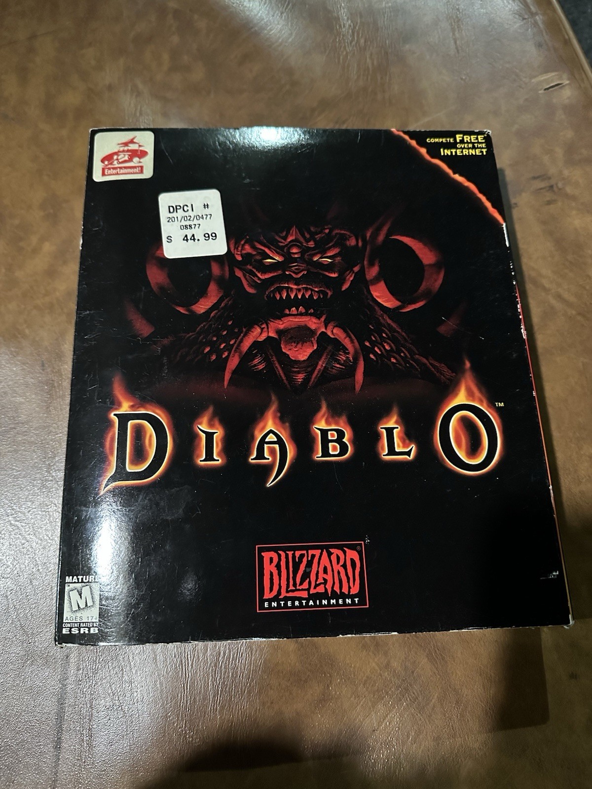 Original Diablo Collectible Big Box Edition of The PC Game with Hellfire DLC CD