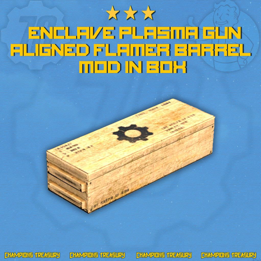 FALLOUT 76 [PC] ANY OF ALL ENCLAVE PLASMA GUN MOD BOX OF YOUR CHOICE [CHEAPEST]
