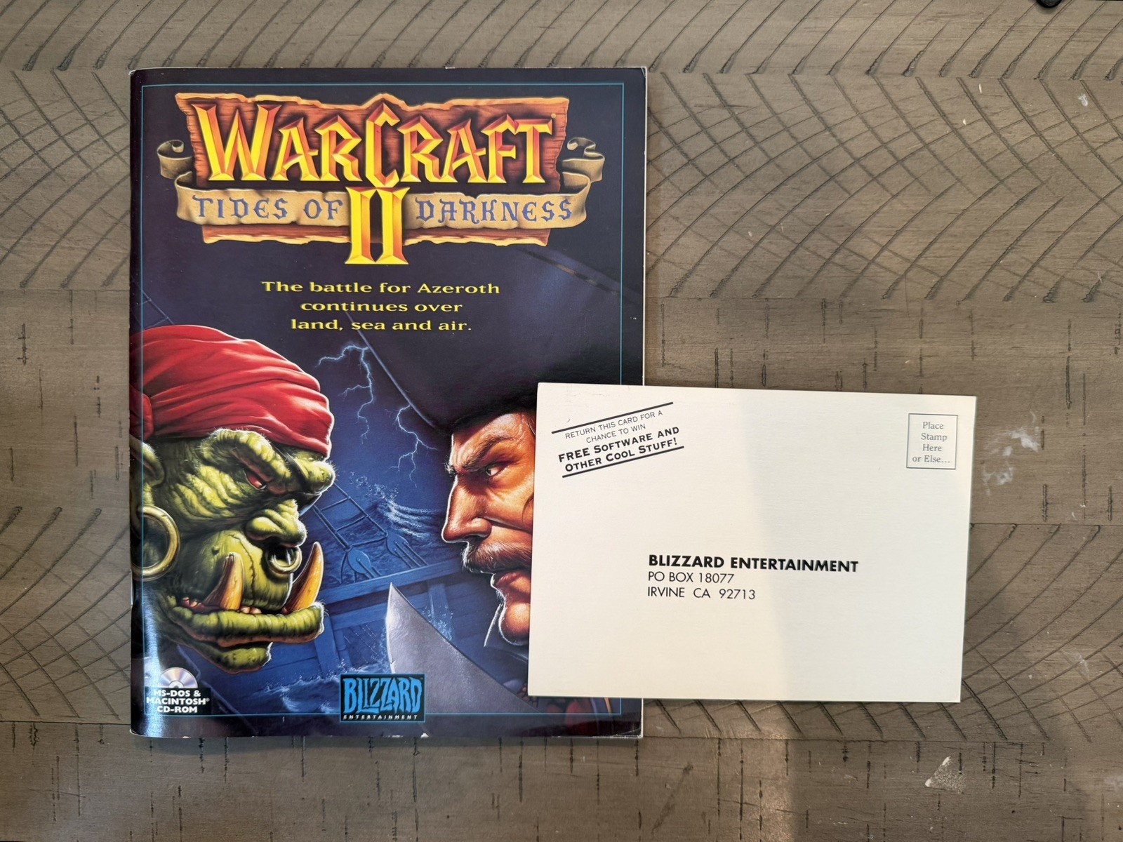 WarCraft: Orcs & Humans & WarCraft II 2: Tides of Darkness Big Box (PC, 1994)