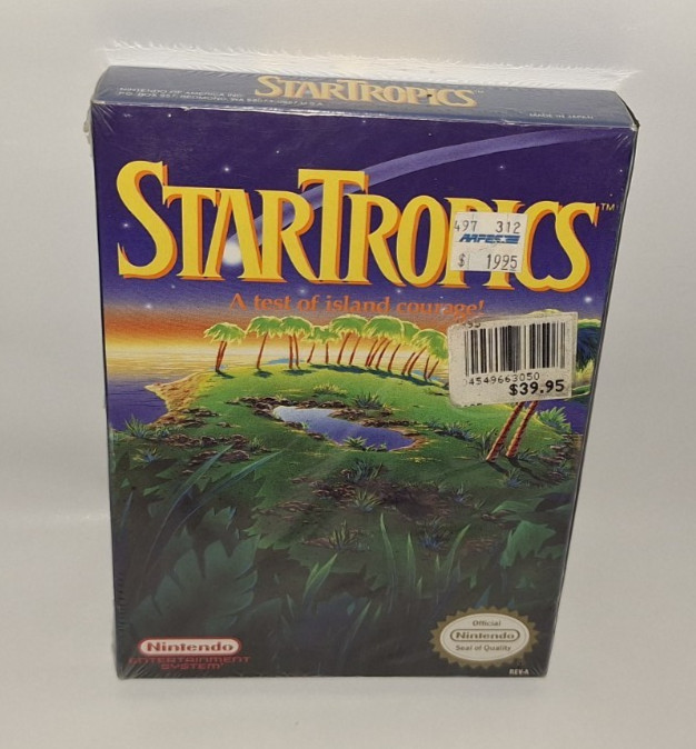 StarTropics A test of island courage! Nintendo Entertainment System 1990 NEW