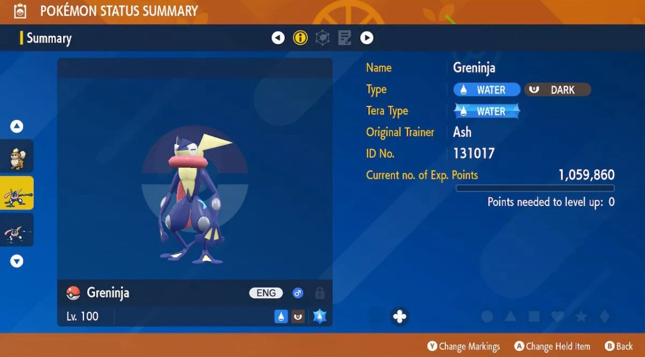 ASH GRENINJA BATTLE BOND ⭐️ 2016 EVENT ⭐️ EV’D ✨ Pokemon Scarlet And Violet