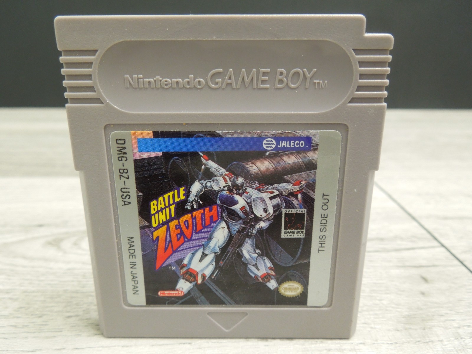 Authentic Battle Unit Zeoth 1991 Nintendo GameBoy Video Game LOOSE CARTRIDGE