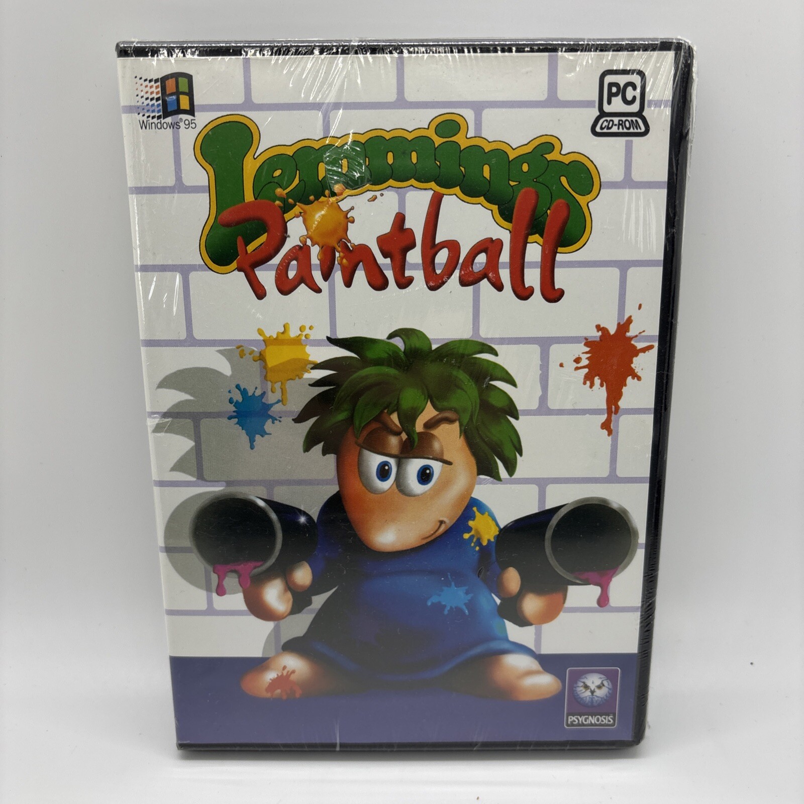Lemmings Paintball (1996) PC CD-ROM, Windows 95/98 – NEW/SEALED
