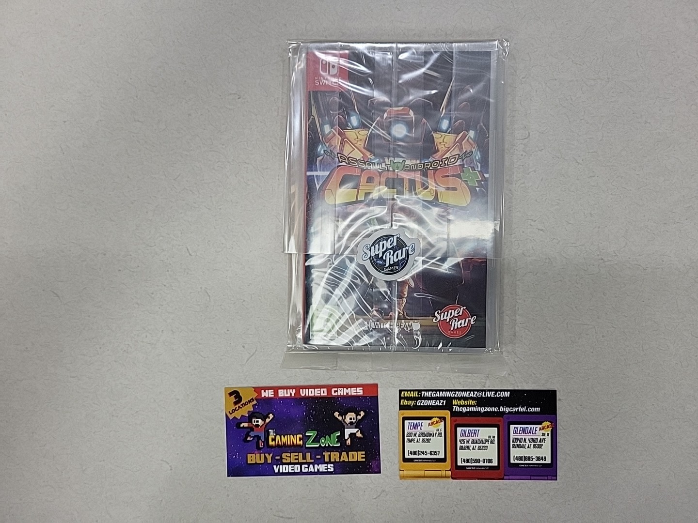 Assault Android Cactus Limited Edition Nintendo Switch Super Rare Games #28