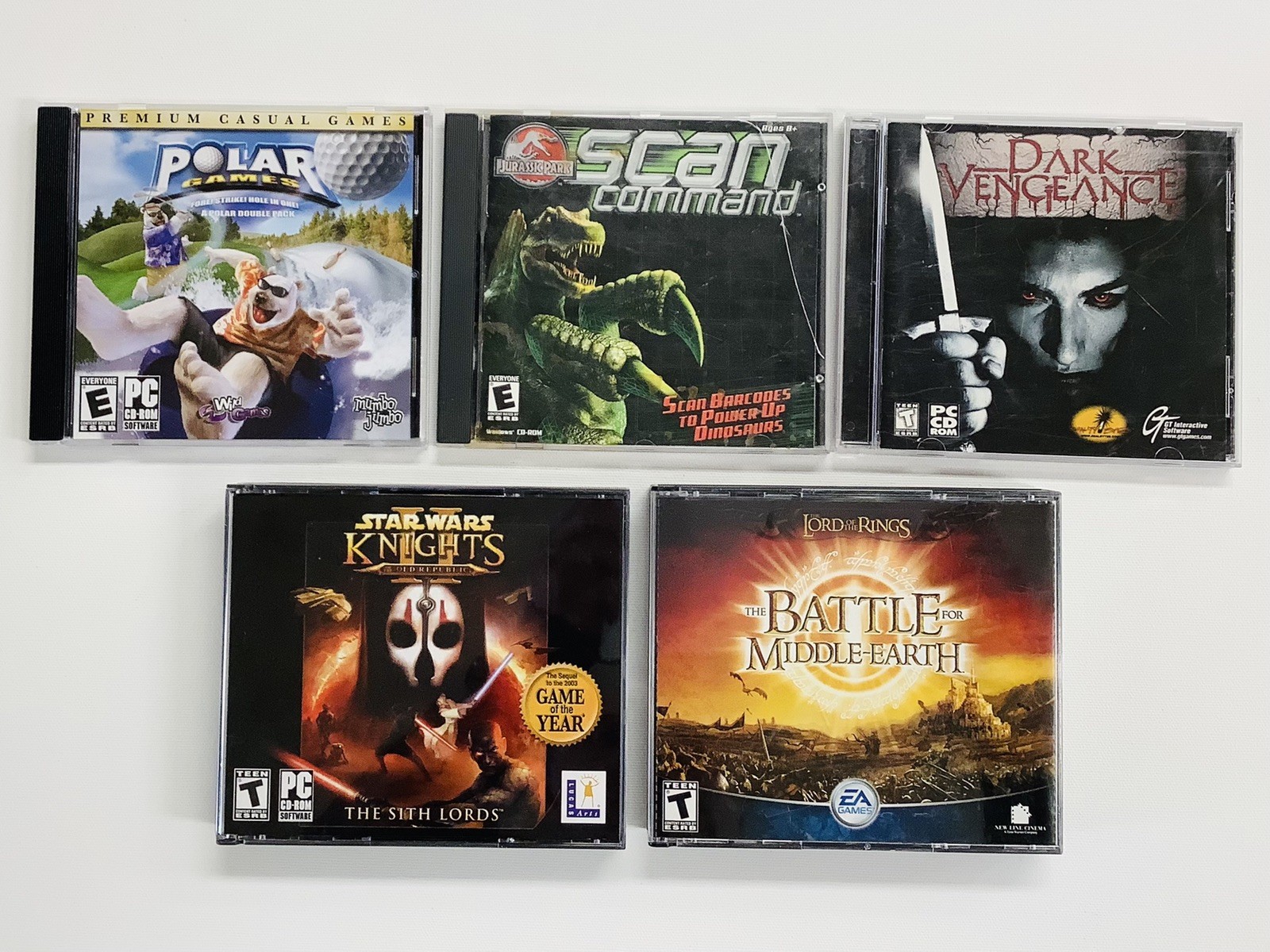 PC – Lot of 5 FREE SHIPPING G (TL -103)