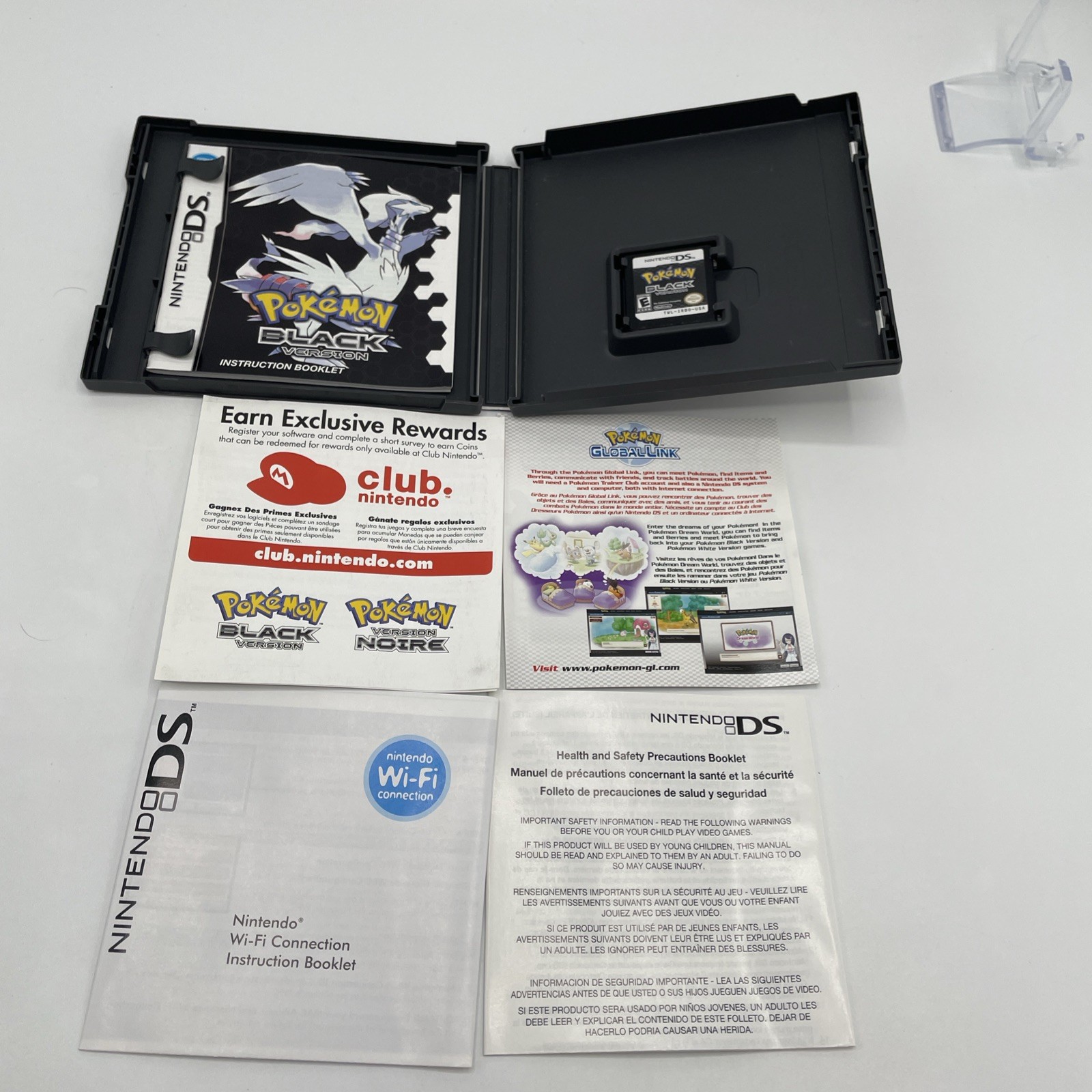 Pokemon: Black Version Nintendo DS 100% Complete CIB + Inserts Authentic