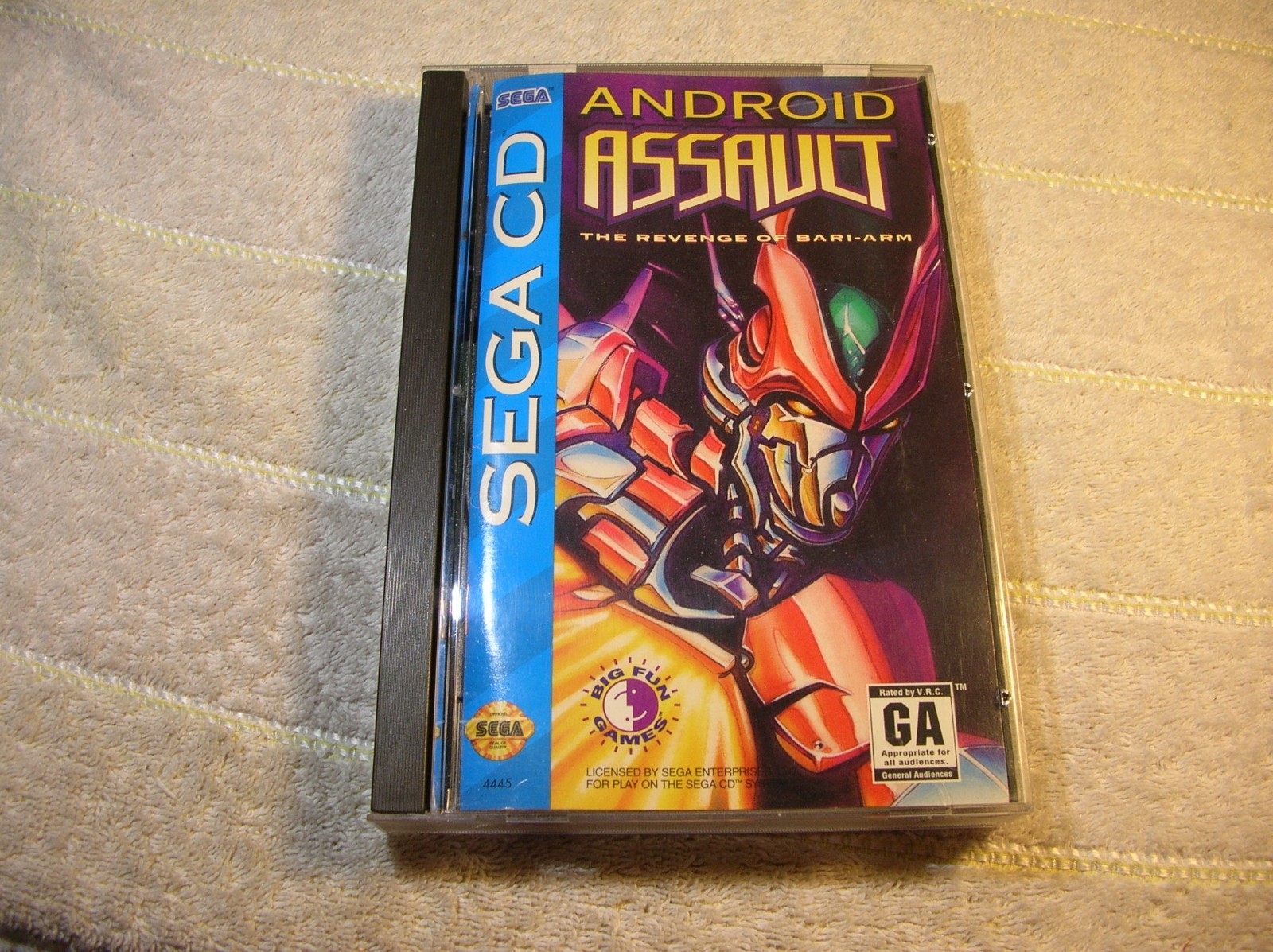 android assault sega cd cib