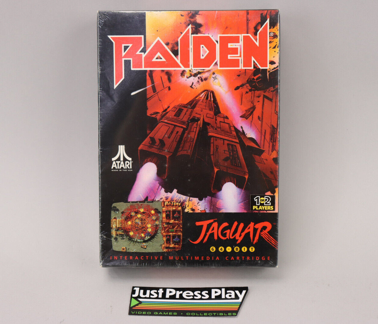 Raiden Atari Jaguar Shoot ‚em Up Shooter Game 1993 NOS New Factory Sealed!