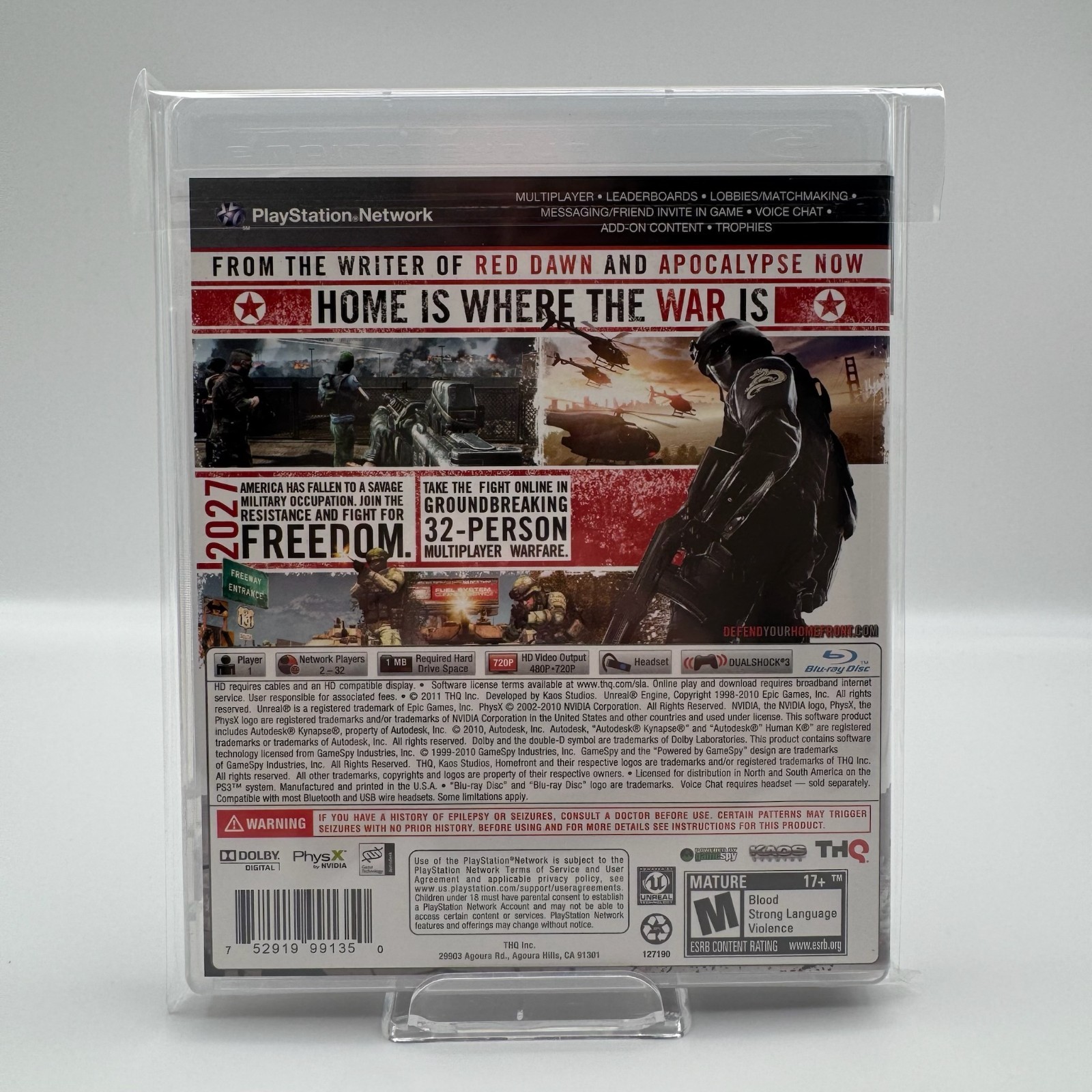 Homefront Sony PlayStation 3 PS3 CIB Refurbished 1 Year Warranty