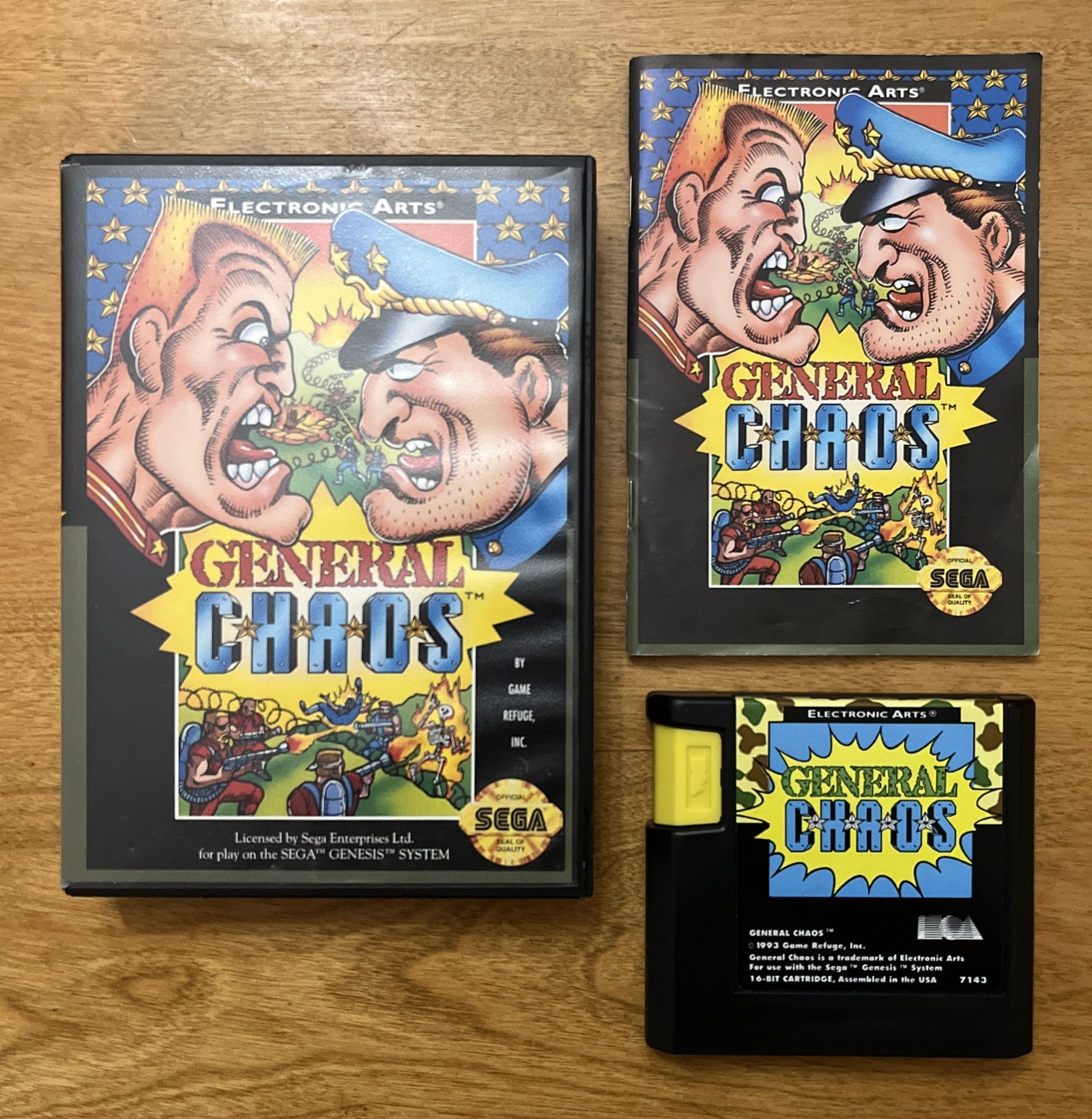 General Chaos (Sega Genesis, 1993) CIB Complete – Tested & Working
