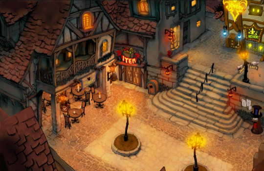 Kingdom Hearts Town Poster
