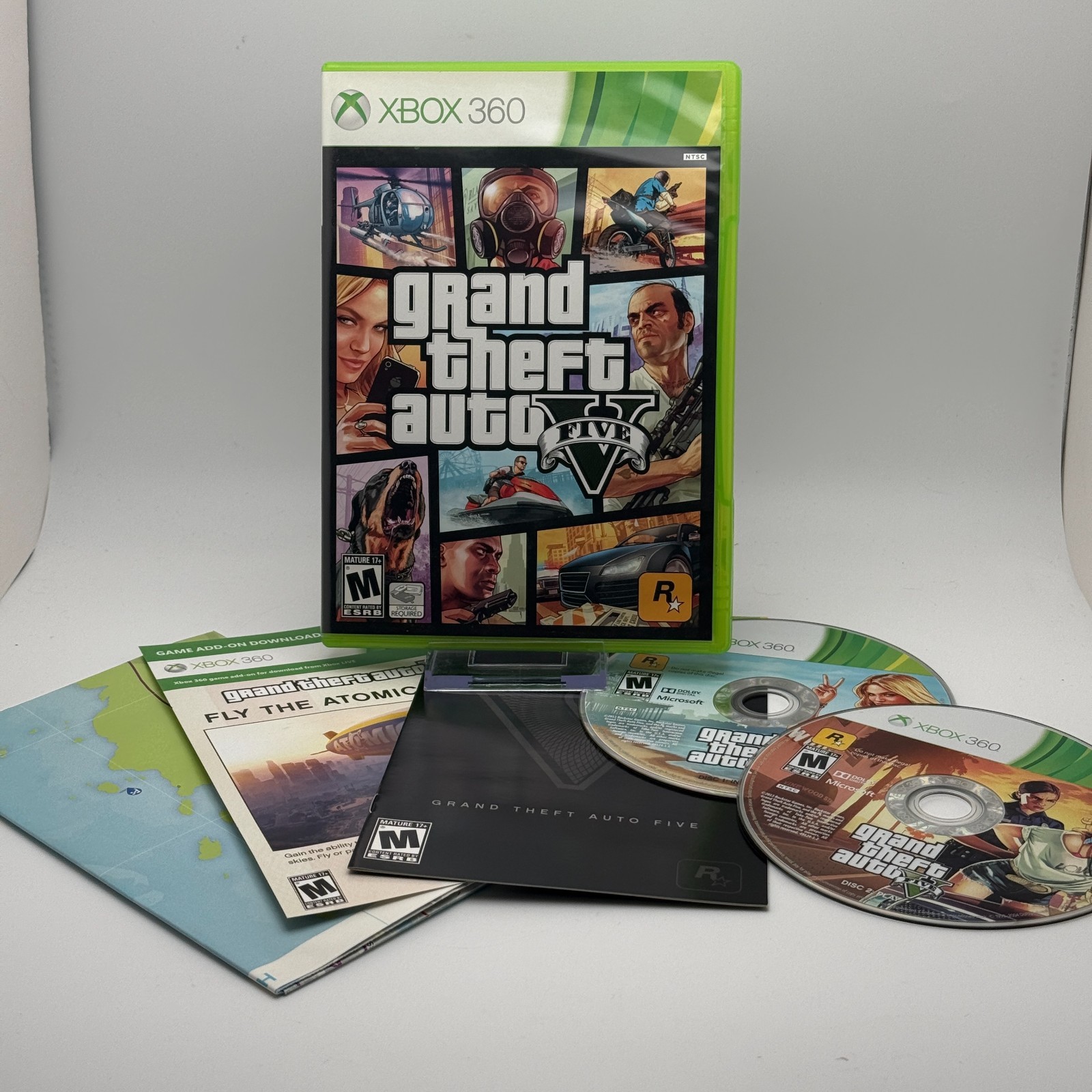 Grand Theft Auto V GTA 5 (Xbox 360) CIB COMPLETE