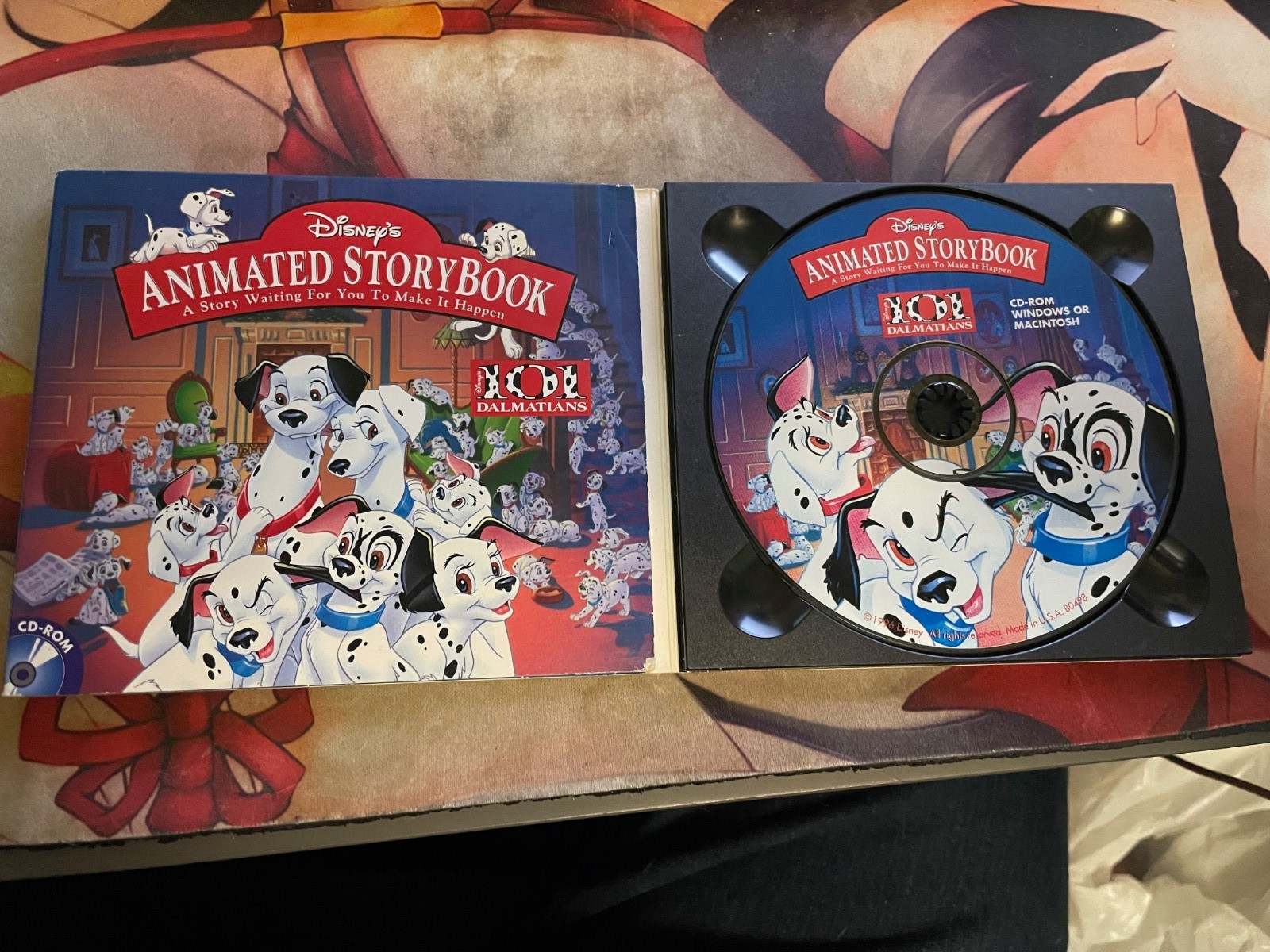 Disney’s 101 Dalmatians Animated StoryBook CD-ROM Software for Windows/MAC