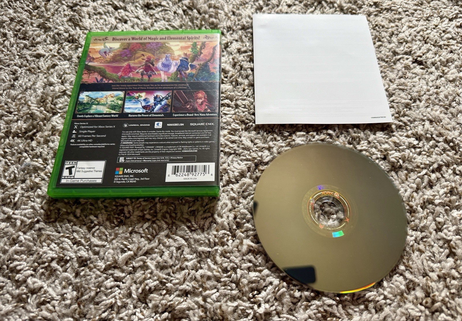 Visions of Mana (Microsoft Xbox Series X, 2024) **US Version**