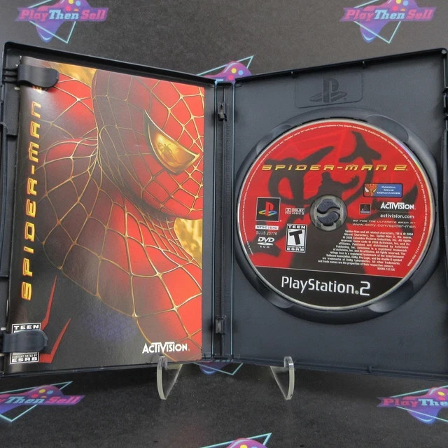 Spider Man PS2 CIB Complete in Box Tested Manual Activision Marvel Raimi Tobey