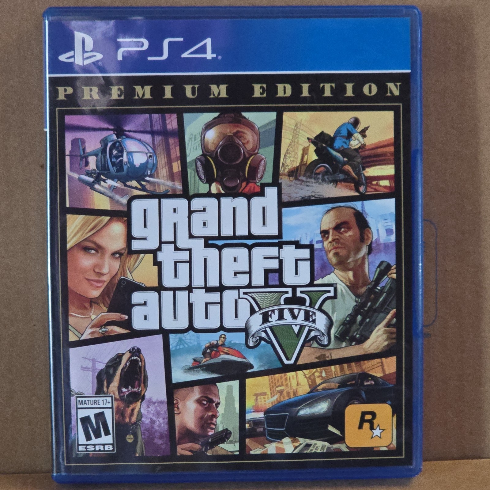 Grand Theft Auto V Premium Edition PS4 GTA 5 Video Game Playstation 4