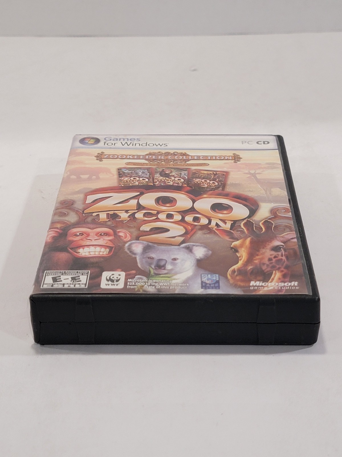 Zoo Tycoon 2: Zookeeper Collection (PC CD-ROM, 2008) 2 Discs And Manual