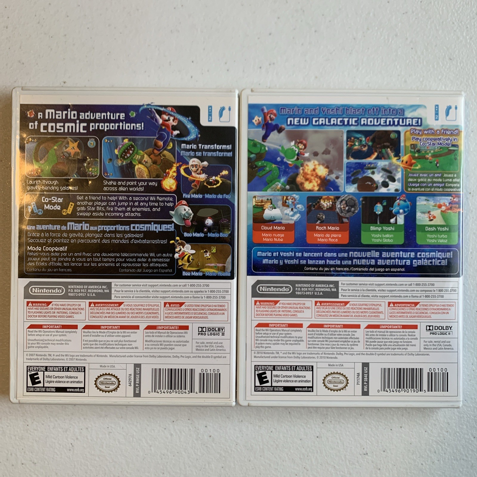 Lot Of 2: Super Mario Galaxy 1 And 2 (Nintendo Wii) CIB Complete Tested Working
