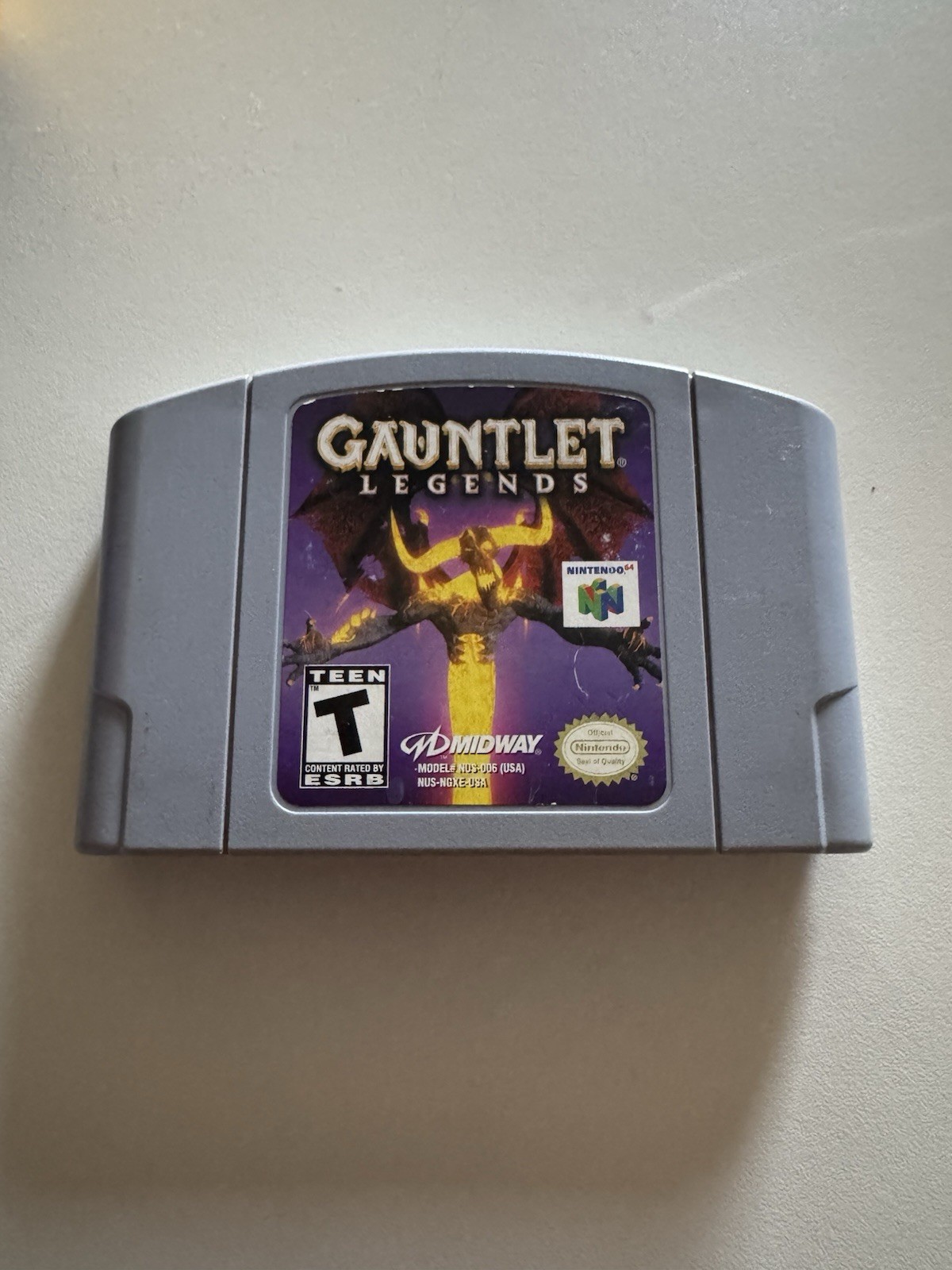 Gauntlet Legends Nintendo 64 N64 Game Cartridge – Tested & Working – Authentic
