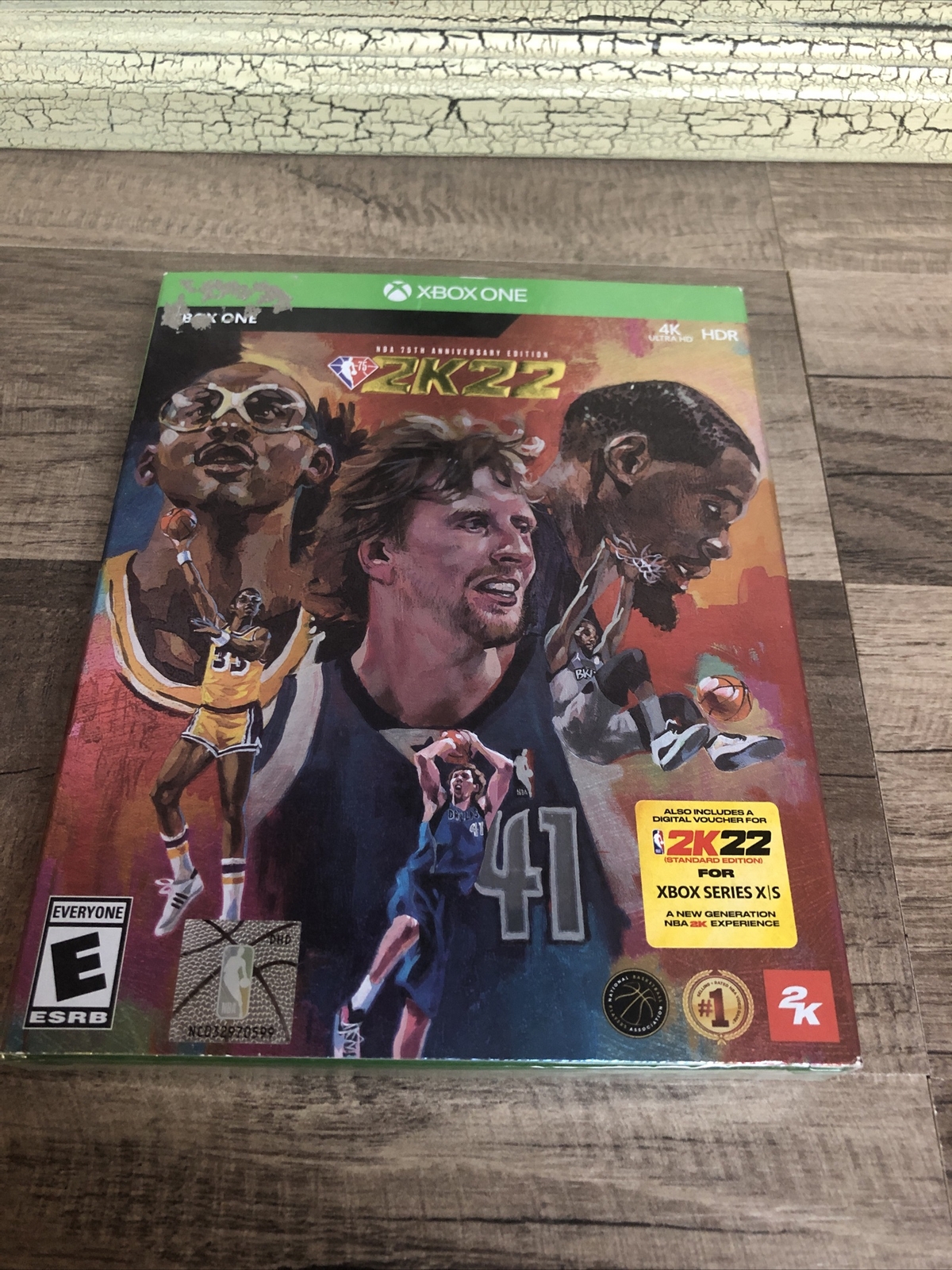 NBA 2K22 75th Anniversary Microsoft Xbox One Video Game Factory Sealed! Sleeved