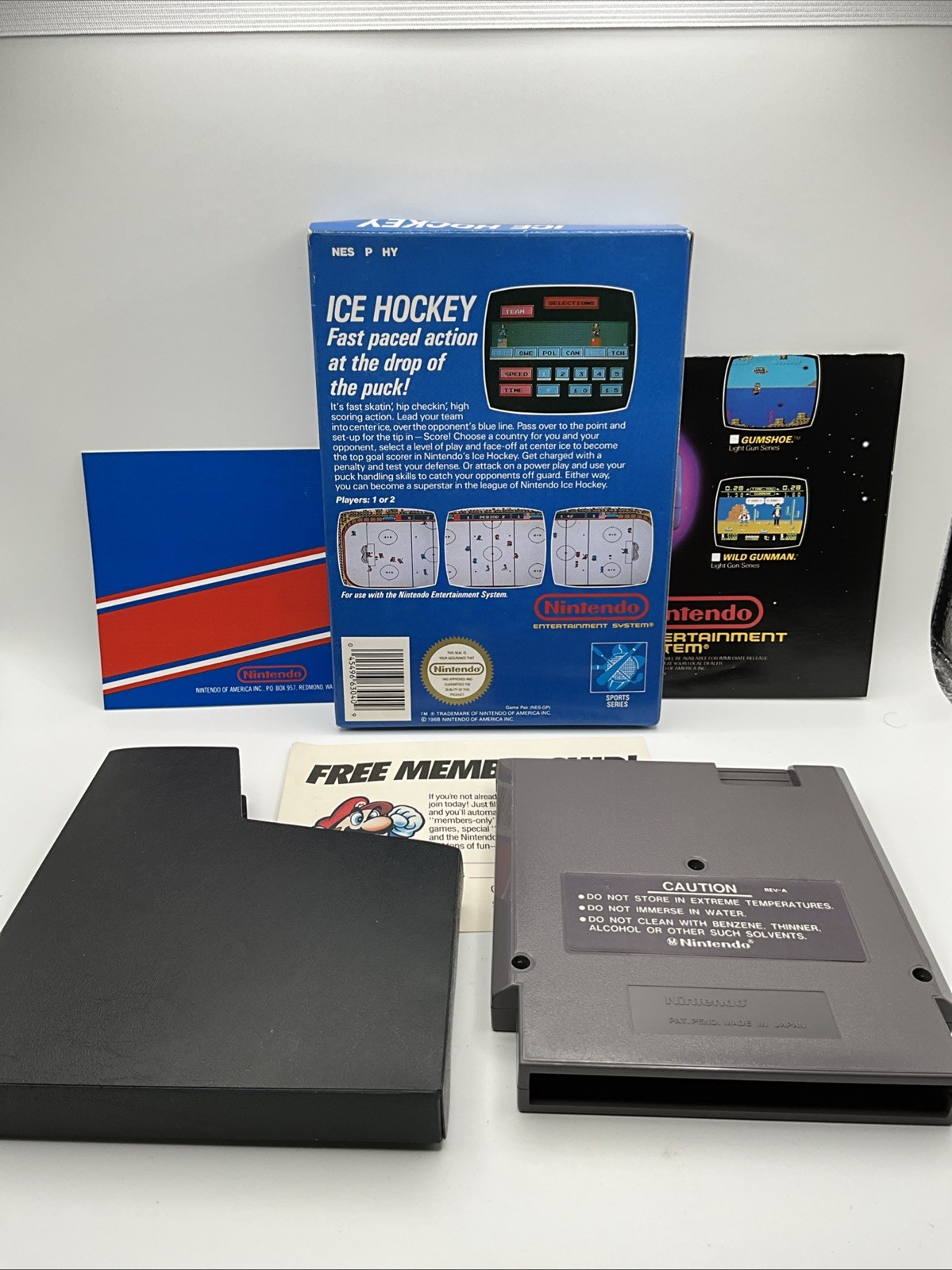 Ice Hockey Nintendo NES CIB Complete
