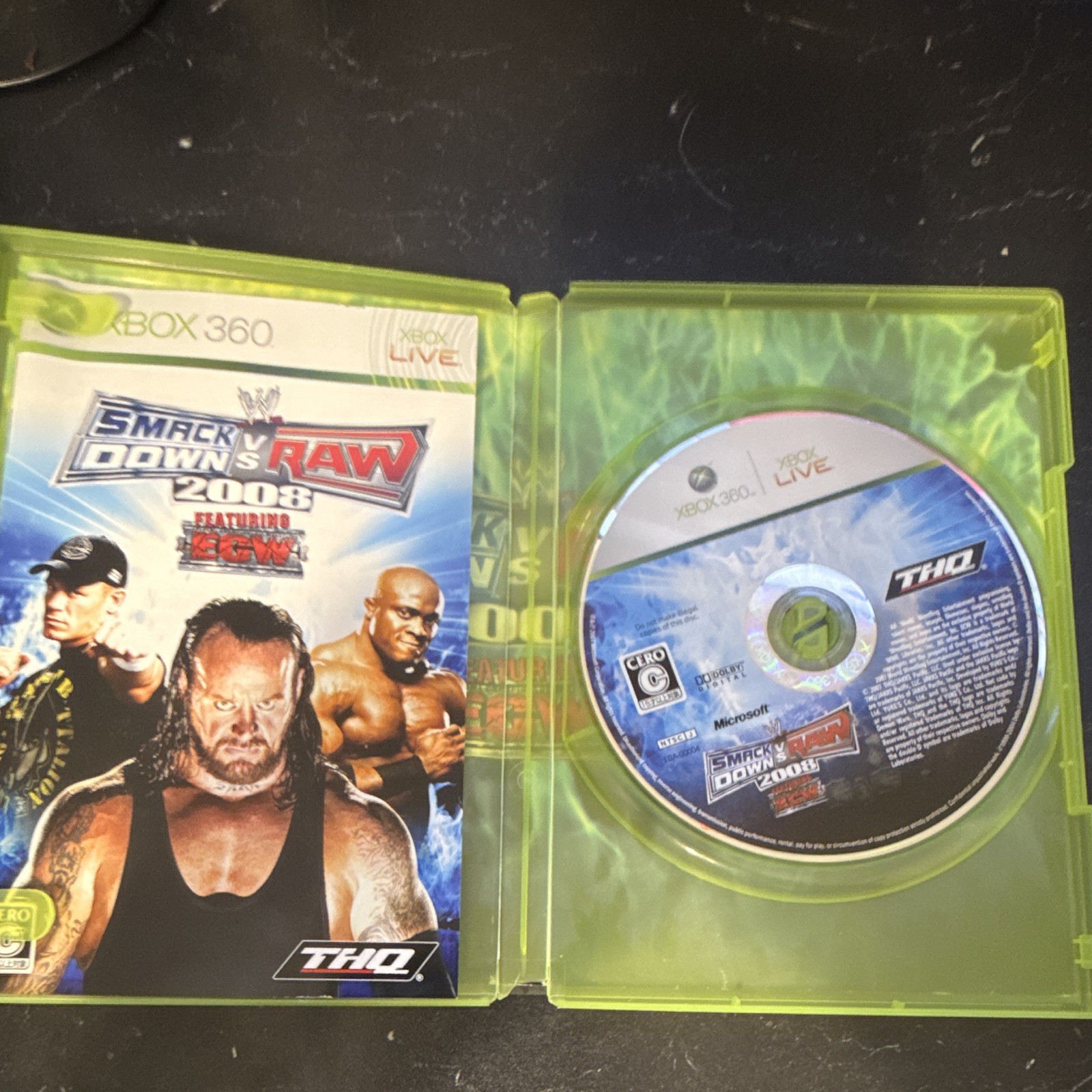 WWE Smackdown vs. Raw 2008 Xbox 360 CIB JAPAN VERSION
