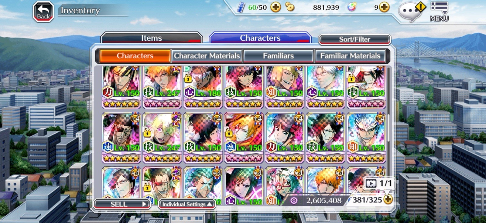 Bleach: Brave Souls Account Willing to sell for 200 DM before Buying