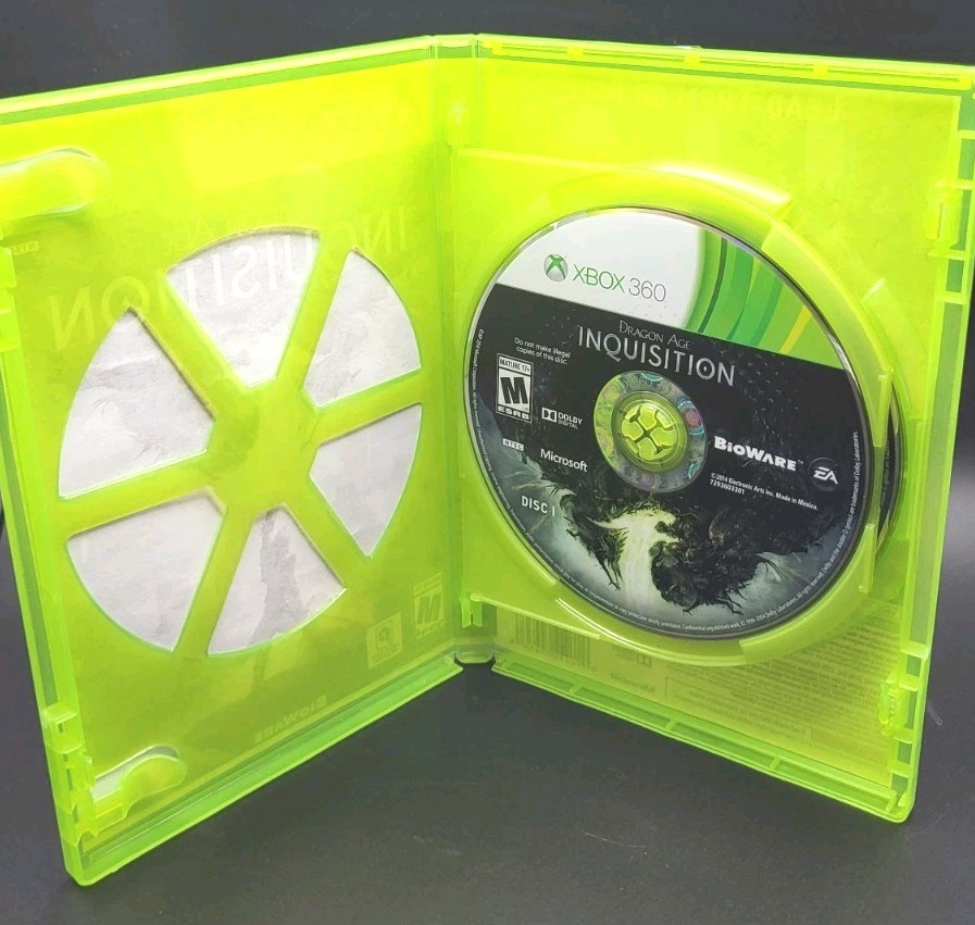 Dragon Age: Inquisition 2014 for Xbox 360 | Case & 2 Discs | Tested | Good