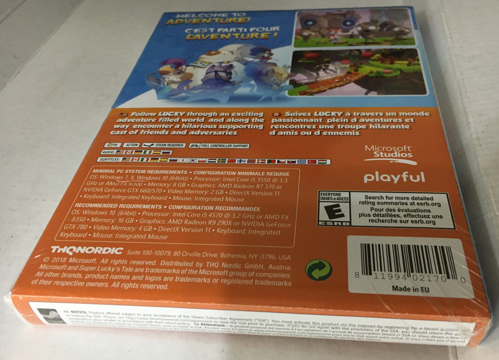 Super Lucky’s Tale (Microsoft Studios PC Game)🇺🇸New Factory Seal See Pictures!